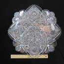 Rare Brilliant Period Cut Glass 16" Tray,