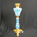 Boston & Sandwich Blue & White Cutback Lamp,