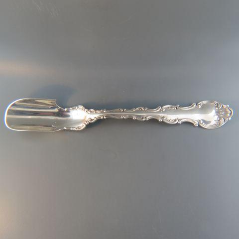 Gorham "Strasbourg" Sterling Cheese Scoop,: 8" long, 68 grams, no monogram, excellent.