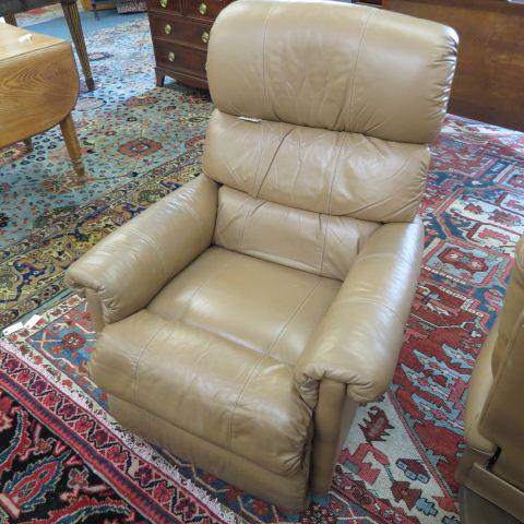 Leather Recliner,: by Lazy Boy.