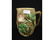 888A: Victorian Majolica Pottery Pitcher, rose on tree