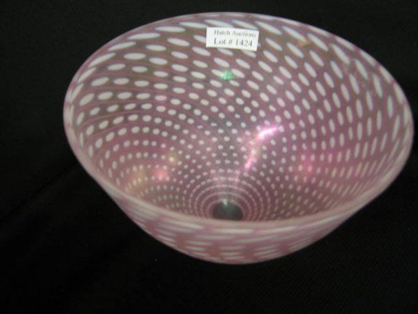 Kosta Boda Swedish Art Glass Vase, limited editio: limited edition by Bertil Vallien in 1970, signed, 4 1/4" tall, 5 3/4" diameter, excellent.