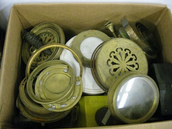 Estate Mixture of Clock Parts.