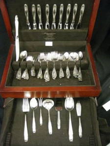 745: Sterling Silver Flatware "Stradivari" by Wallace, 