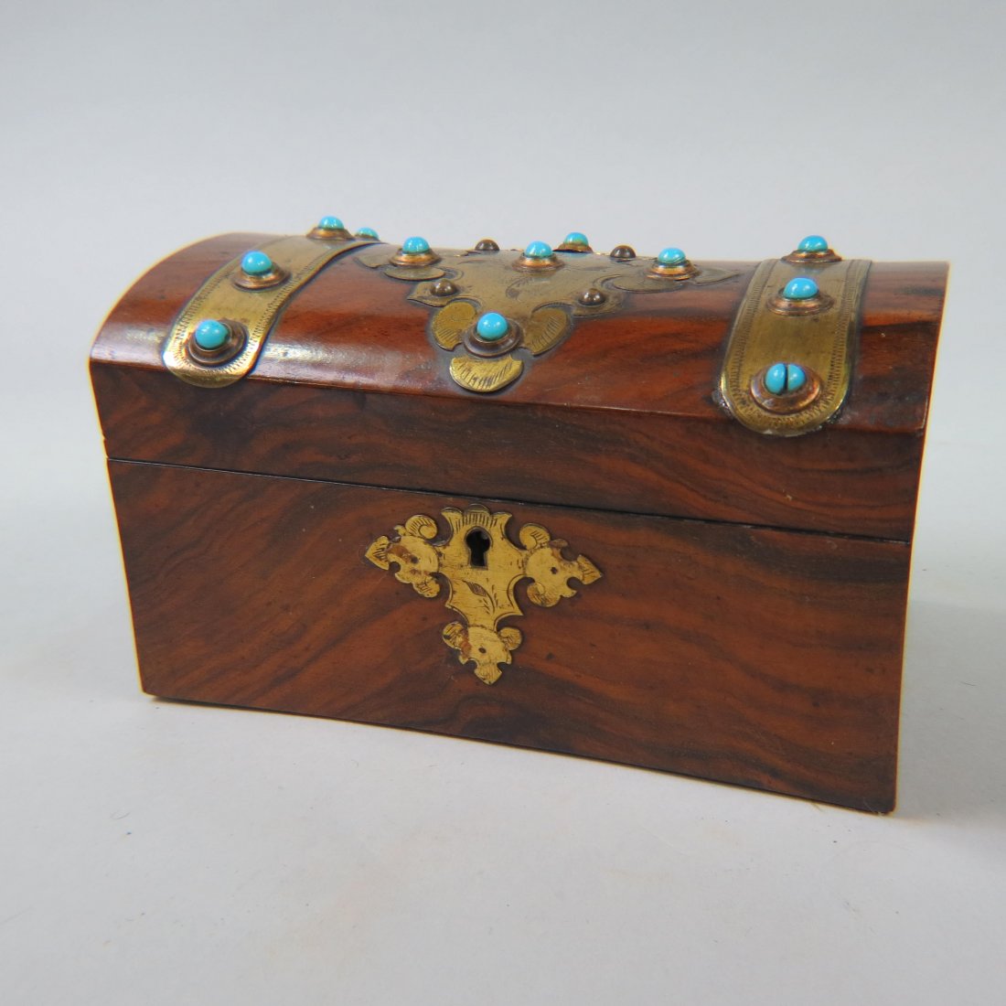 English Regency Tea Caddy Box, (1 of 4)