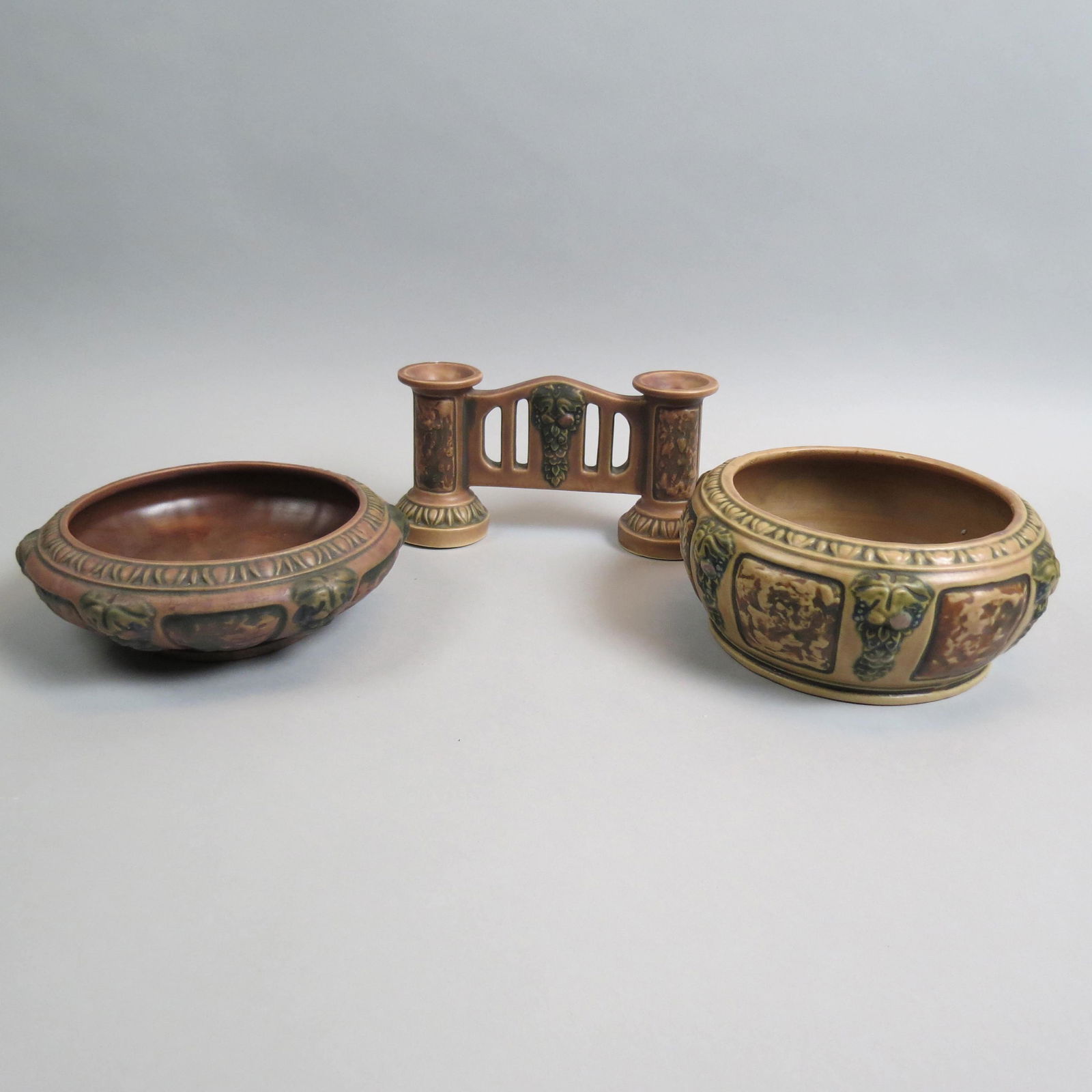 3 pcs. Roseville Pottery "Florentine", (1 of 11)