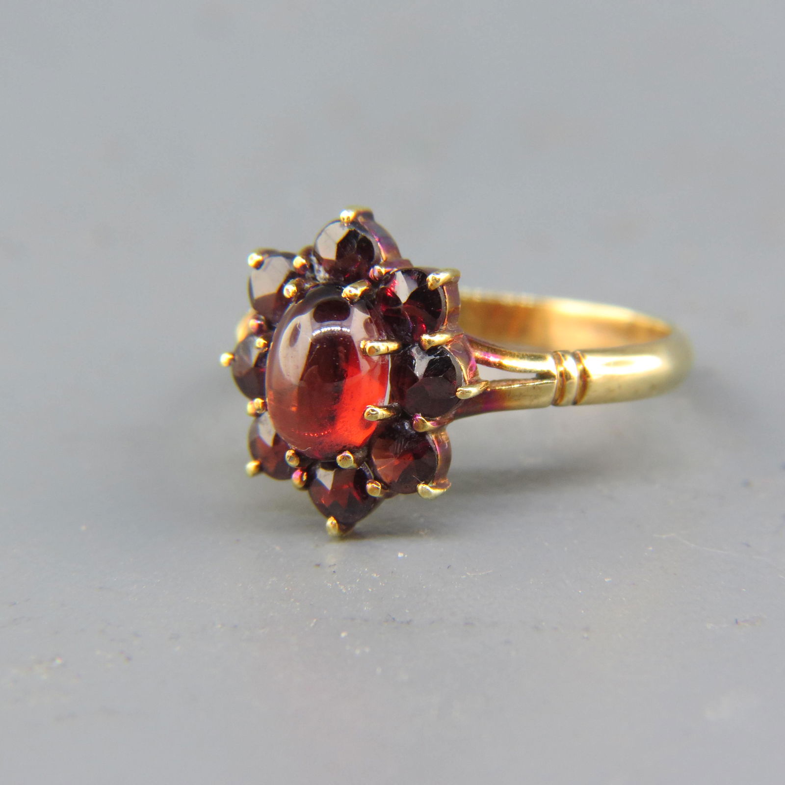 Garnet 10K Gold Ring, (1 of 6)