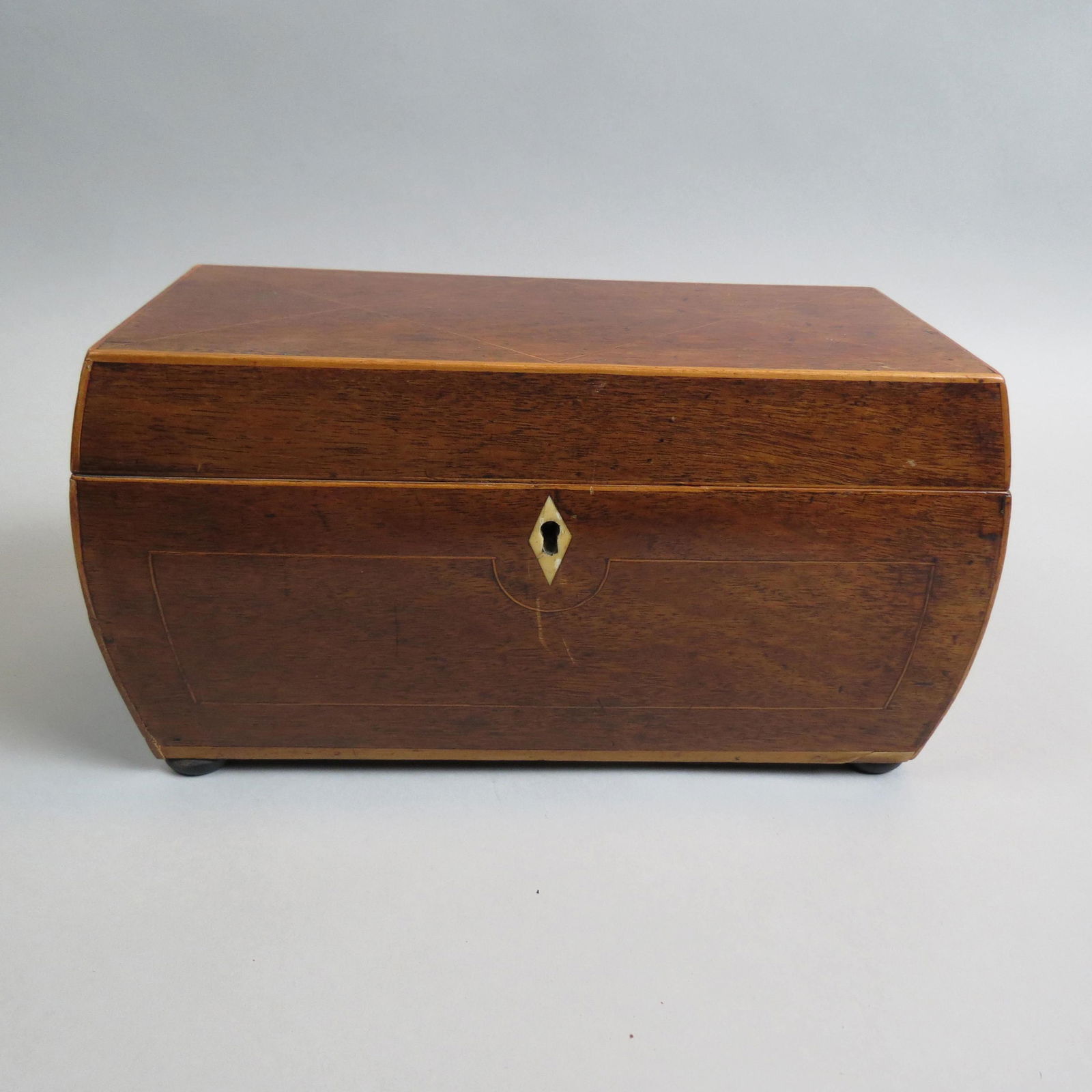 English Victorian Inlaid Tea Caddy Box, (1 of 8)