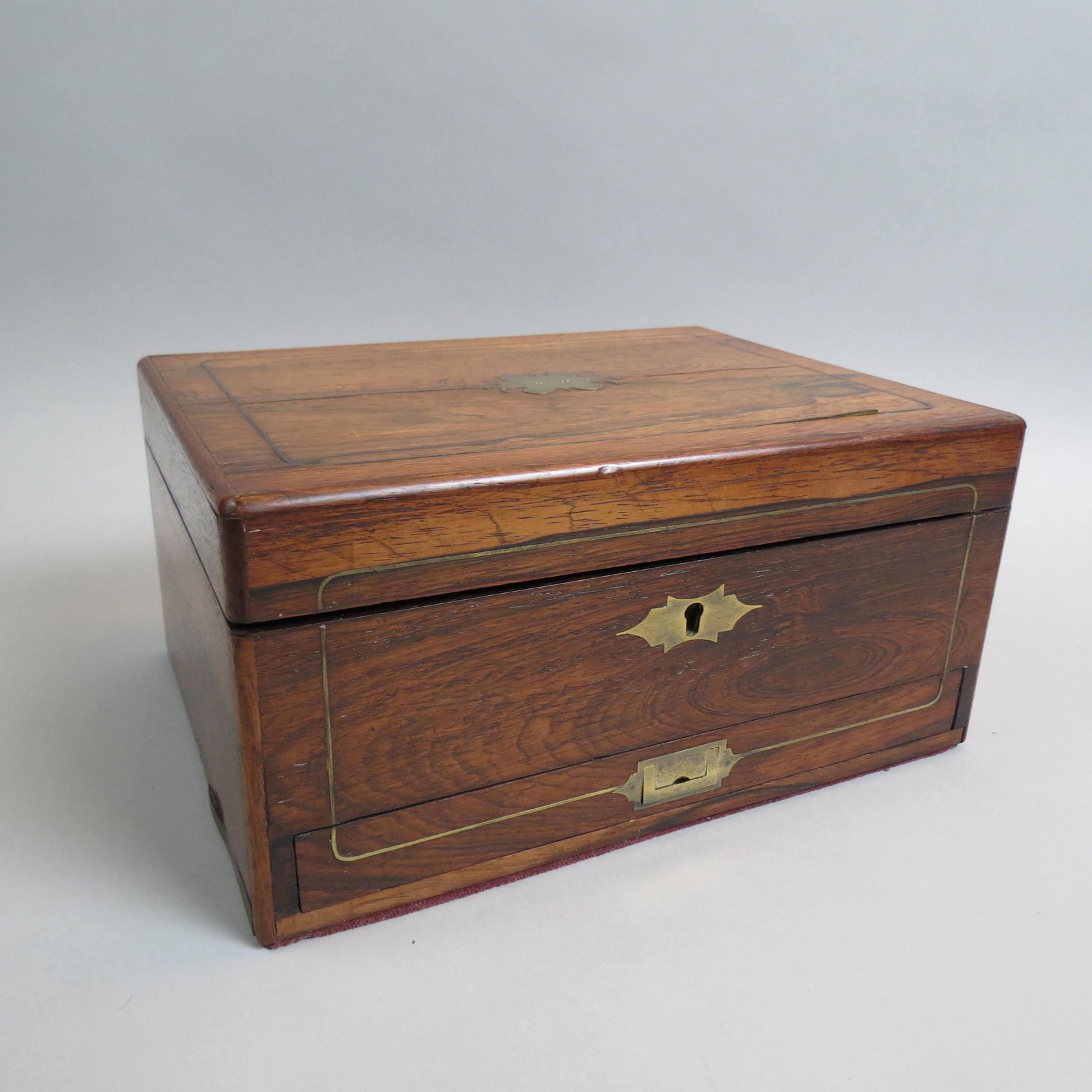 Rosewood Travel & Jewelry Box, (1 of 7)