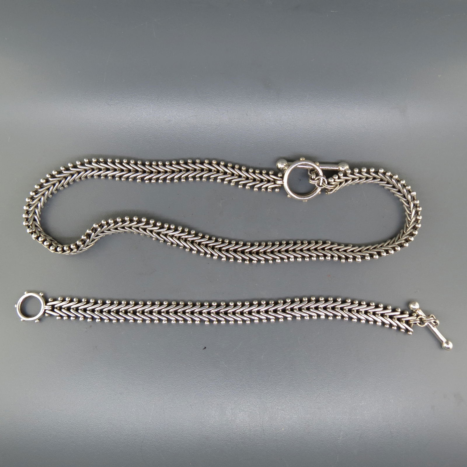 Stephen Dweck Sterling Necklace & Bracelet, (1 of 4)