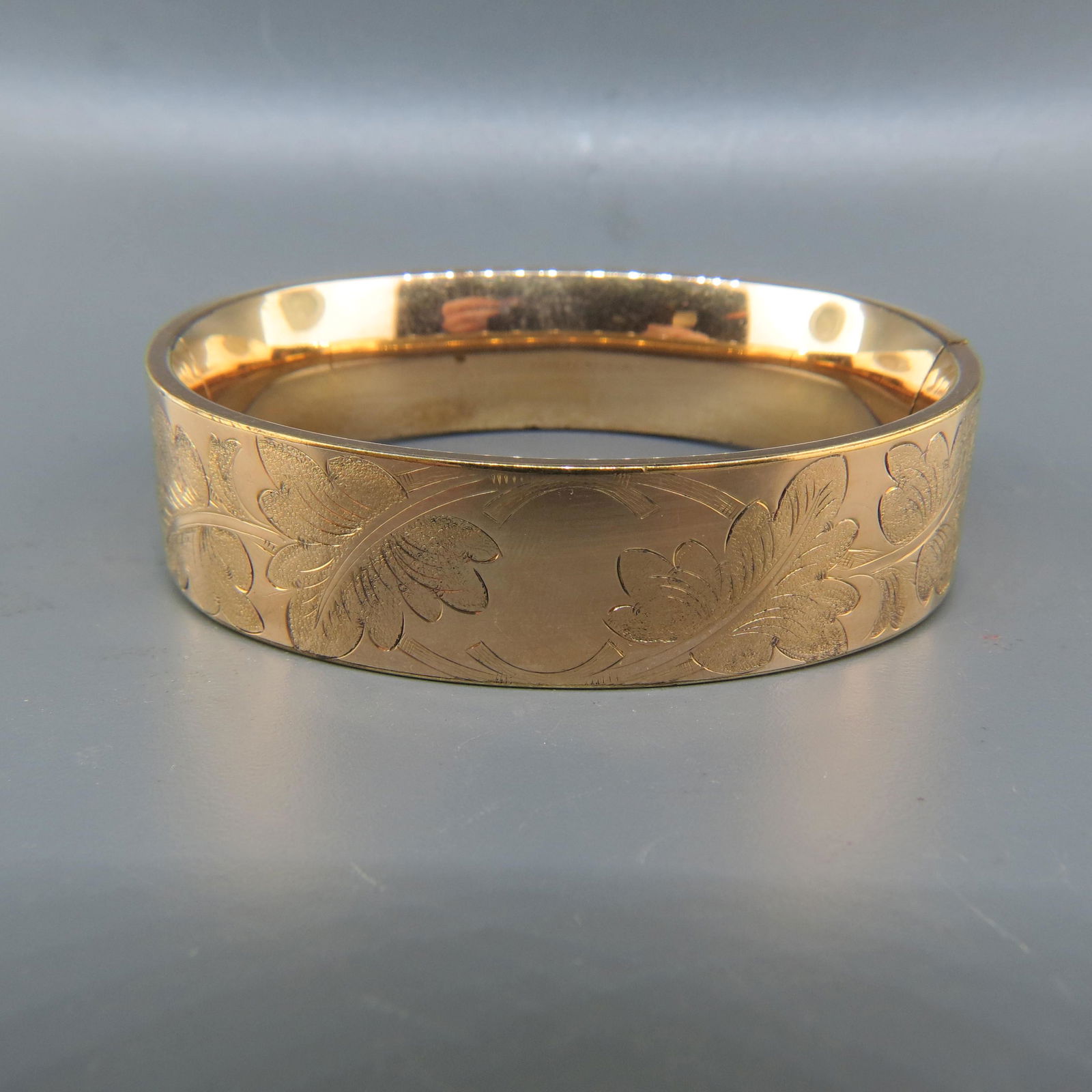 Victorian Gold-Filled Bangle Bracelet, (1 of 5)