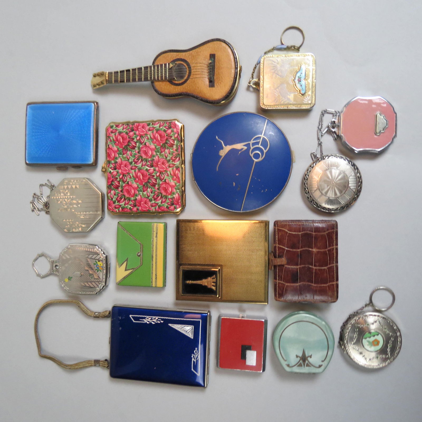 Collection of 16 Vintage Compacts, (1 of 7)