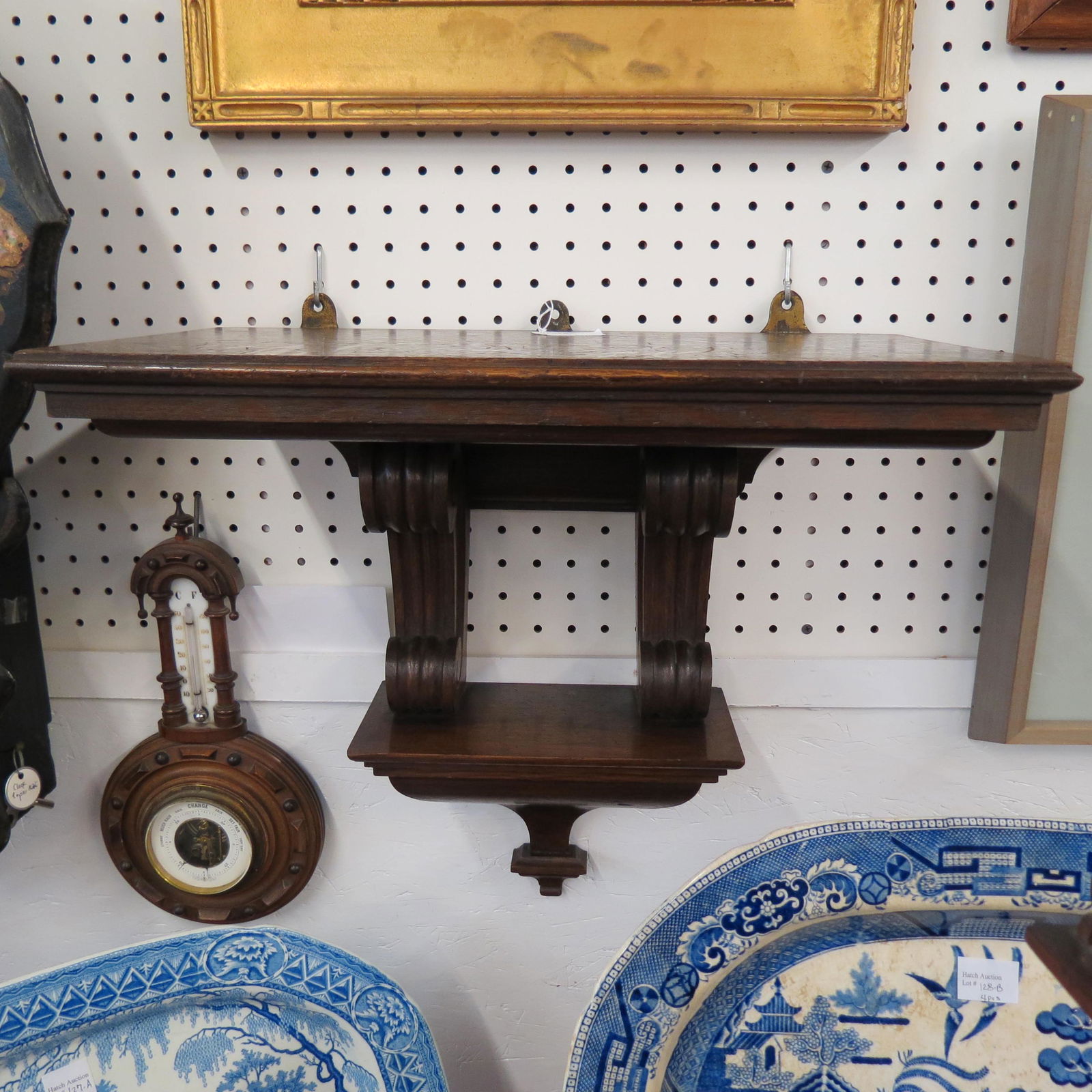 Victorian Oak Clock Shelf or Wall Bracket, (1 of 4)