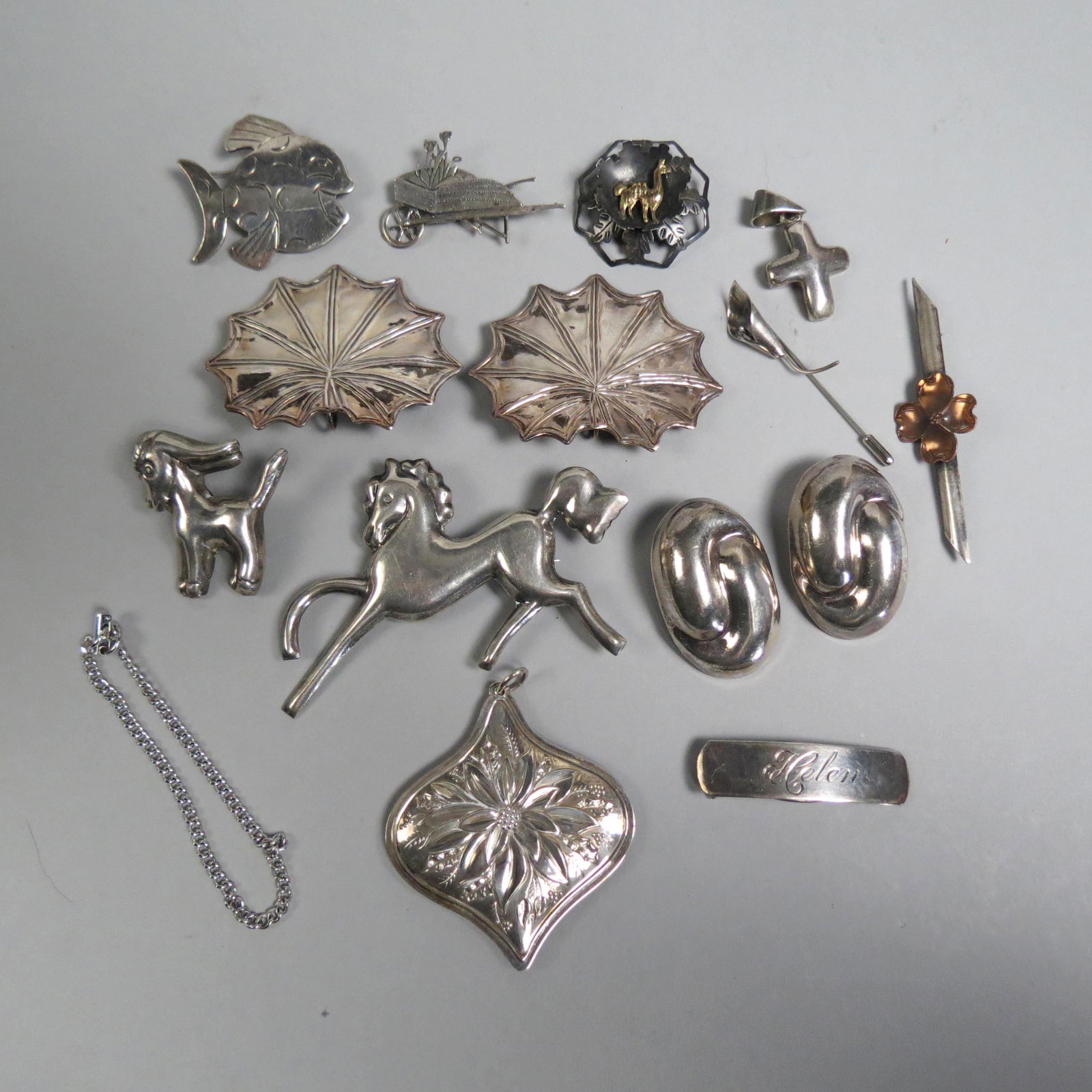 14 pcs. Sterling Silver Jewelry, (1 of 5)