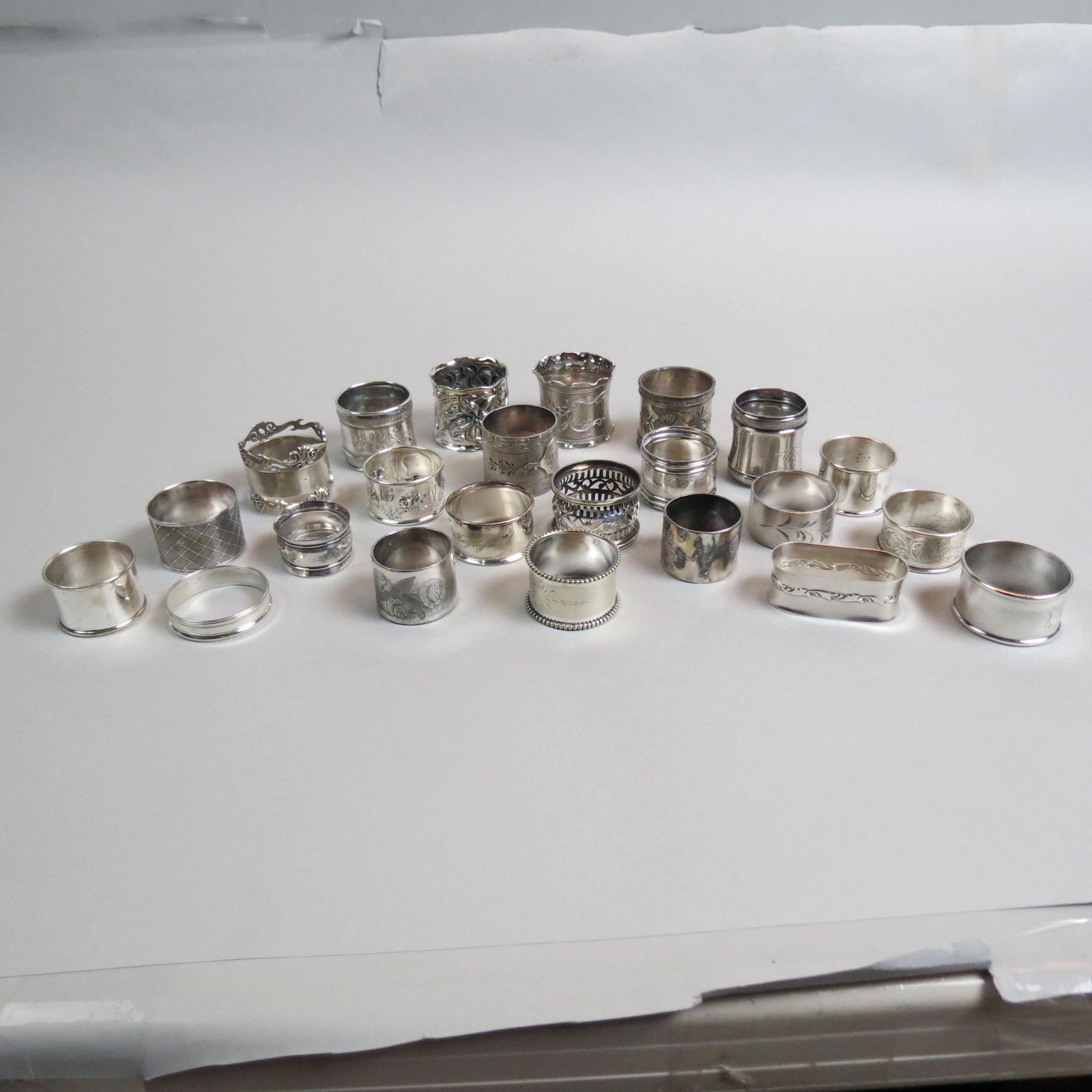 Collection of 23 Napkin Rings, (1 of 6)