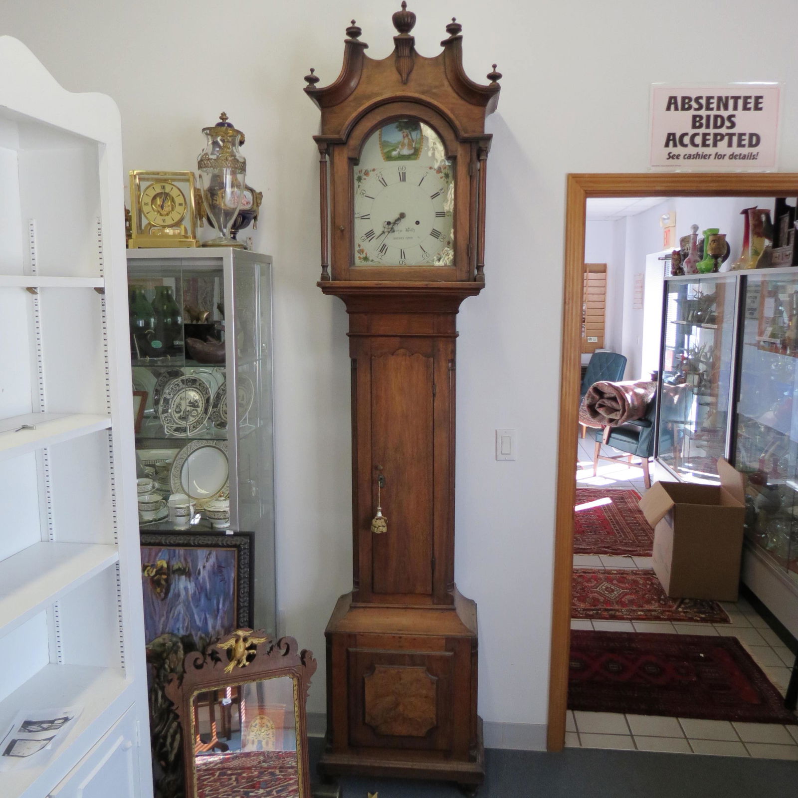 George Woltz Tall Case Clock Hagerstown, Maryland, (1 of 17)