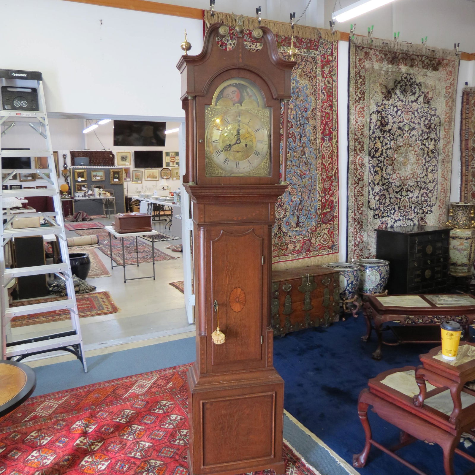 18th Century Tall Case Clock by James Richmond, (1 of 12)