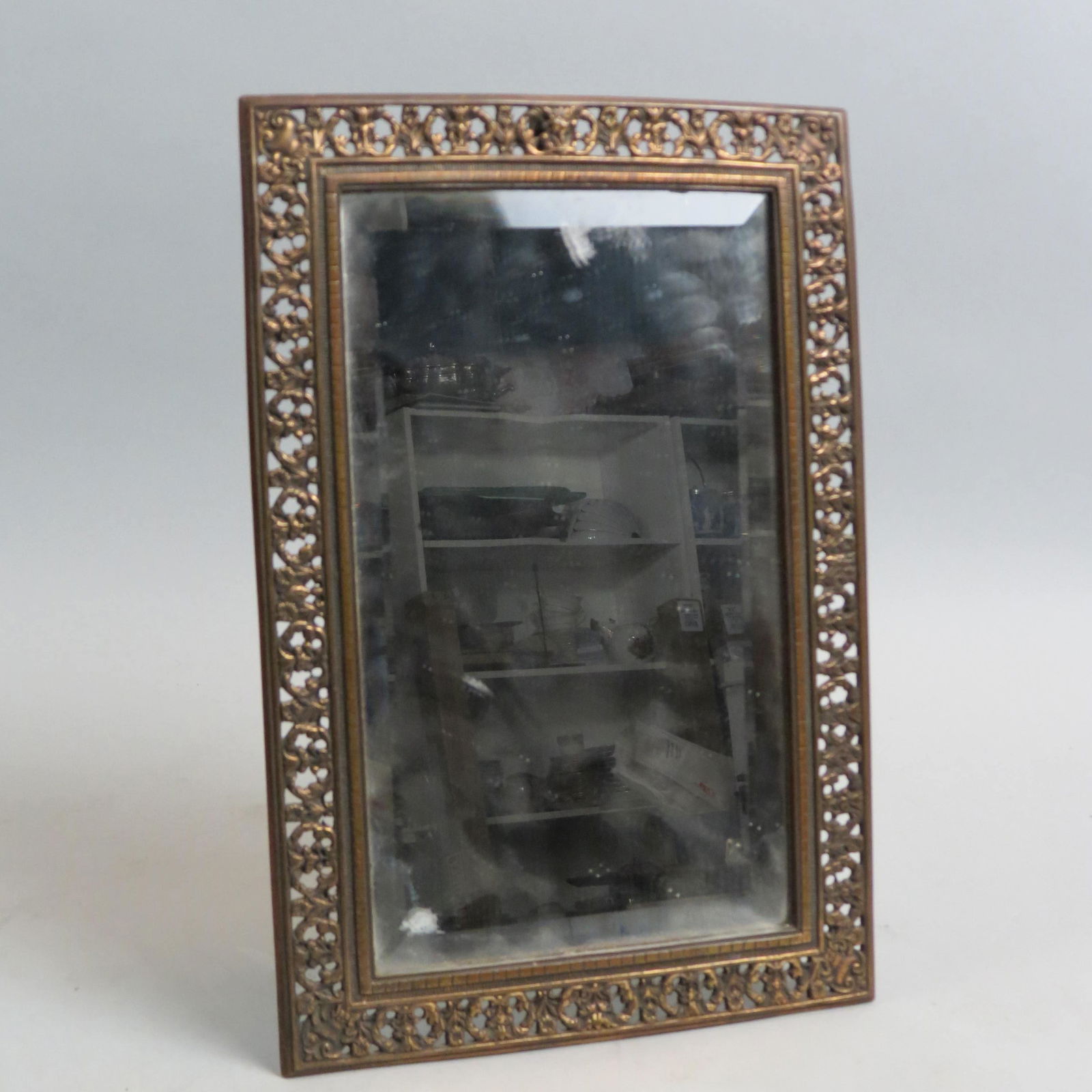 Victorian Bronzed Dressing Mirror, (1 of 4)