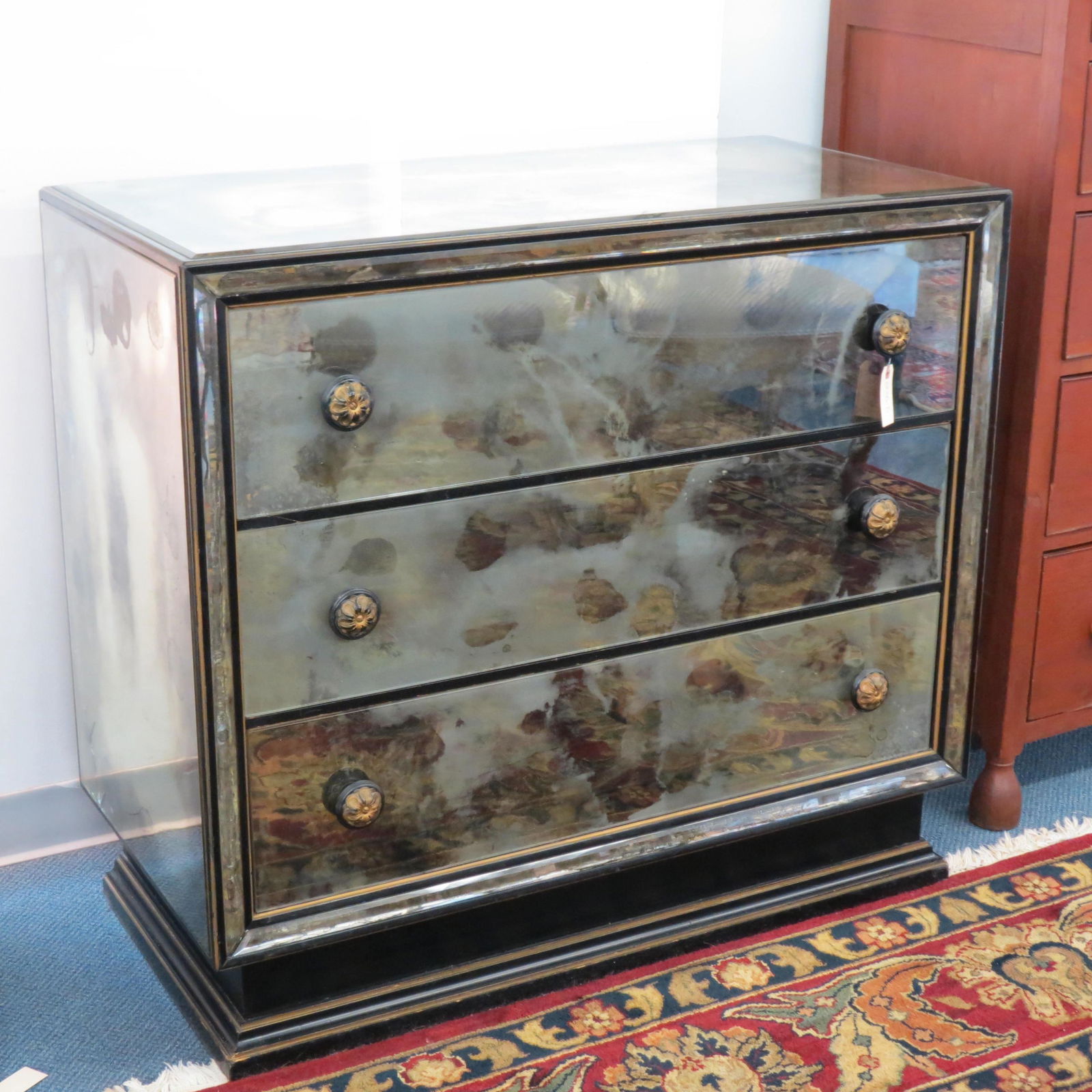 Maison Jansen Mirrored Chest of Drawers, (1 of 7)