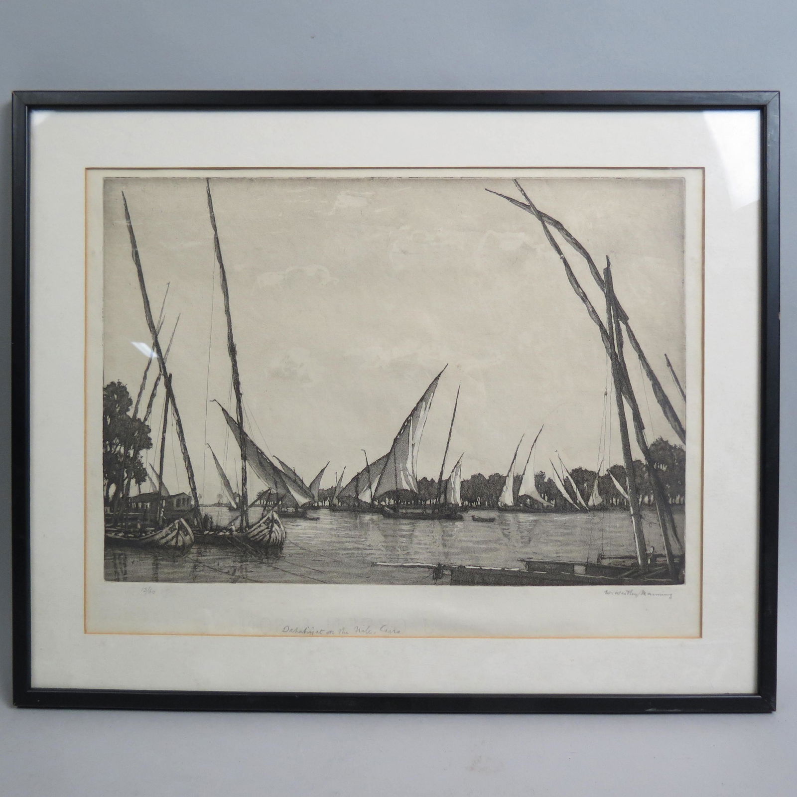 William Westling Manning, aquatint, (1 of 5)