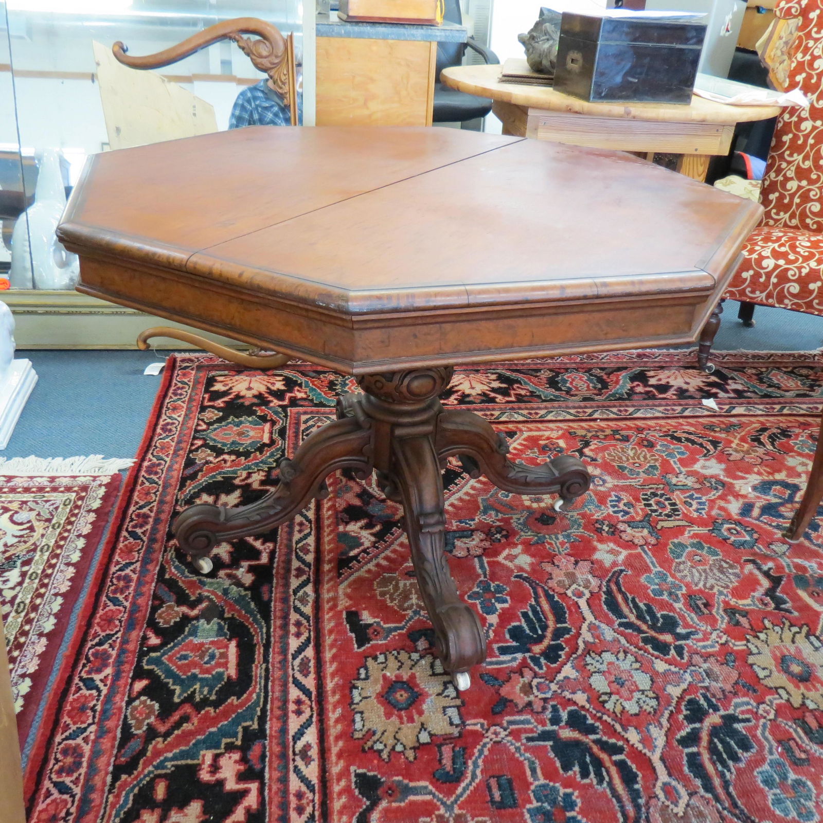 Empire Period Octagonal Center Table, (1 of 4)