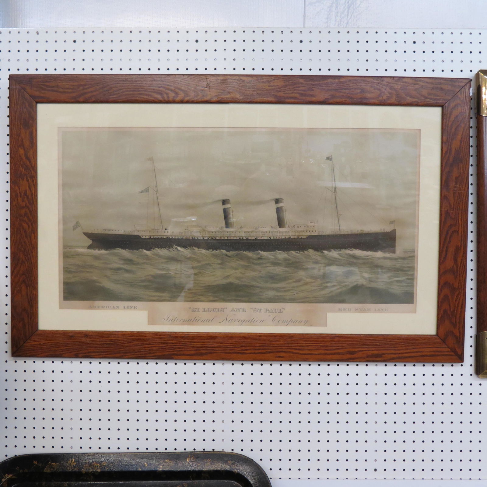 Early Lithograph of Steamship "St.Louis & St. Paul (1 of 7)