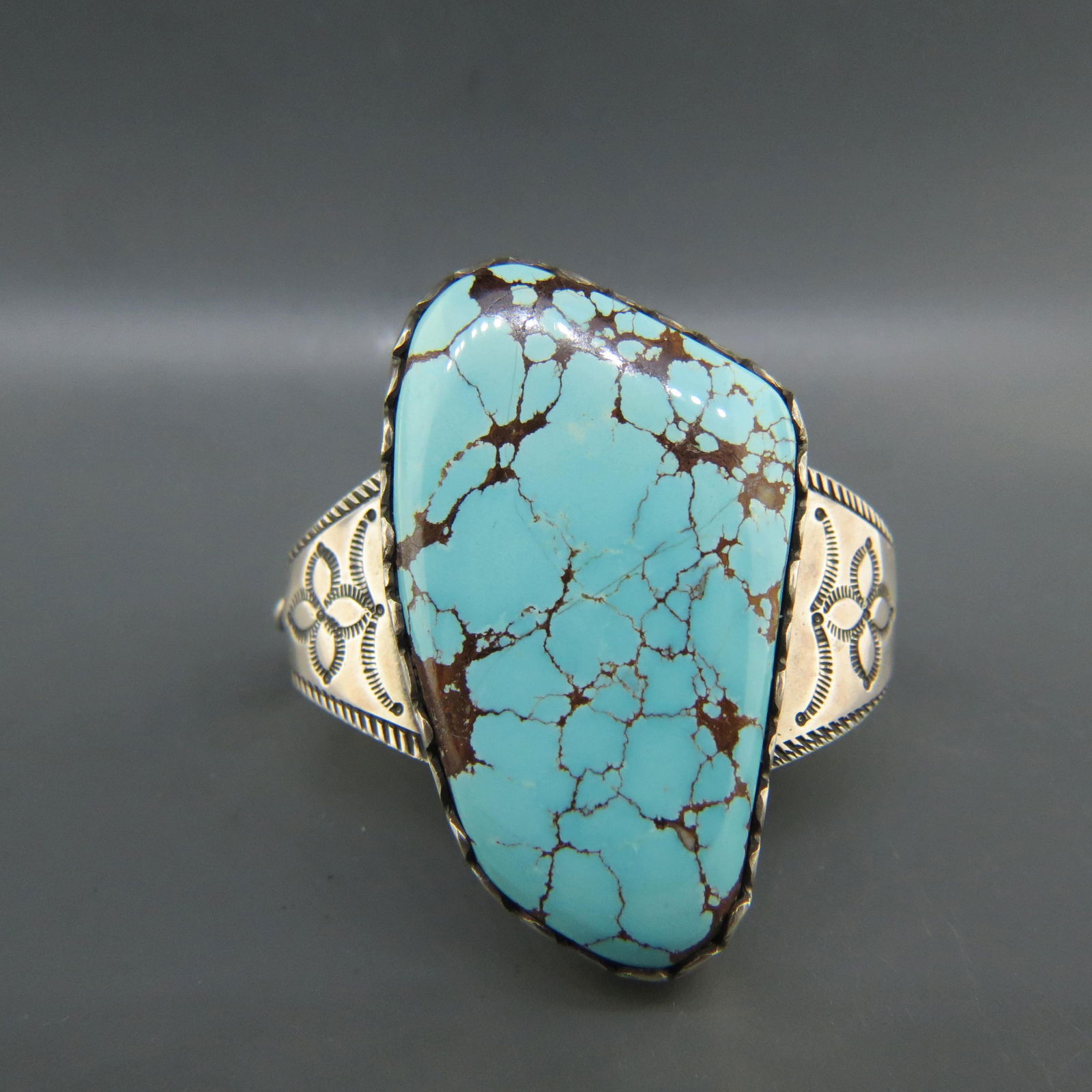 Native American Turquoise & Sterling Bracelet, (1 of 6)