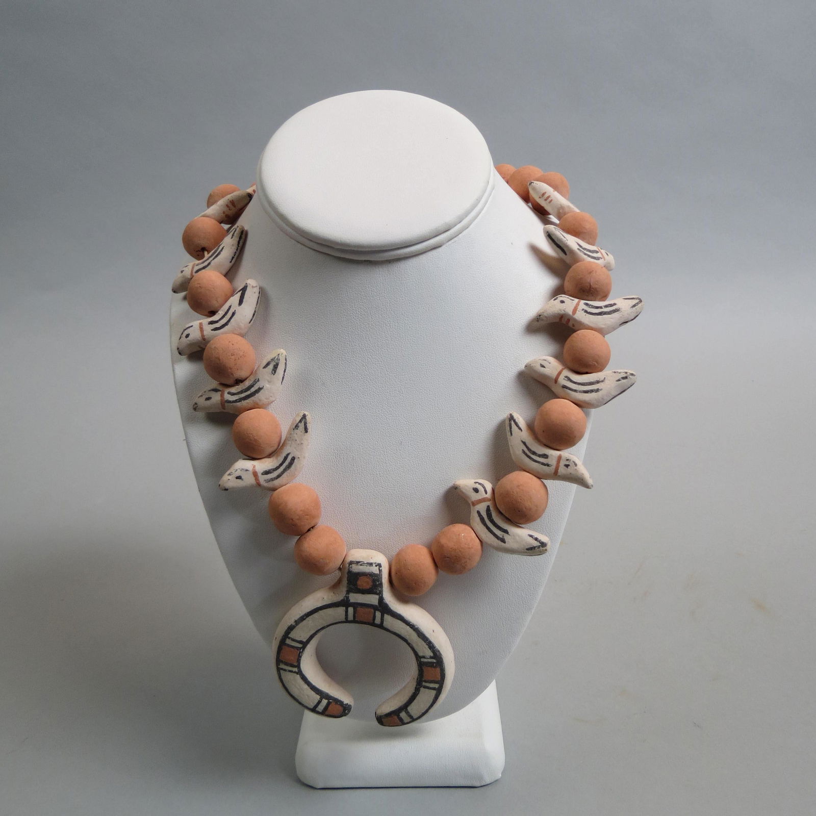 Southwest Native American Pottery Fetish Necklace, (1 of 6)