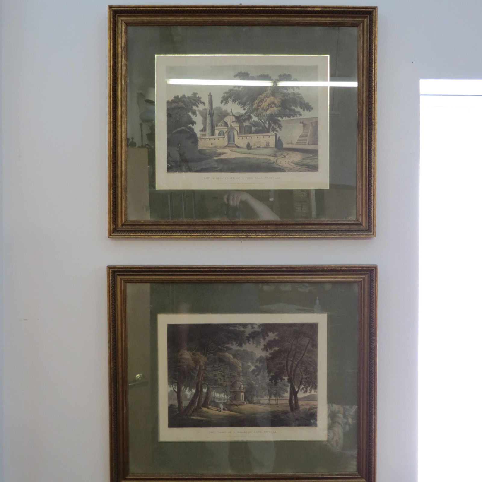 Pair of English Hand Colored Engravings, (1 of 5)