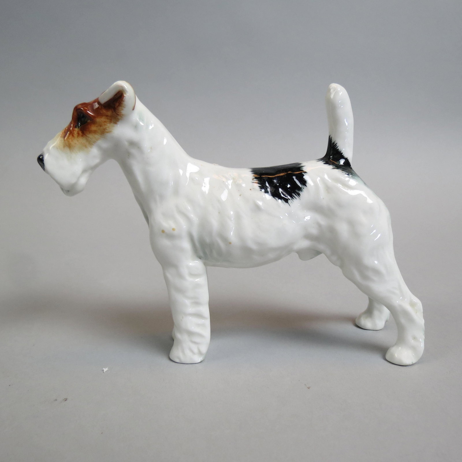 Royal Doulton Figurine of a Rough Haired Terrier,: HN #1014-B, 9" tall, excellent.