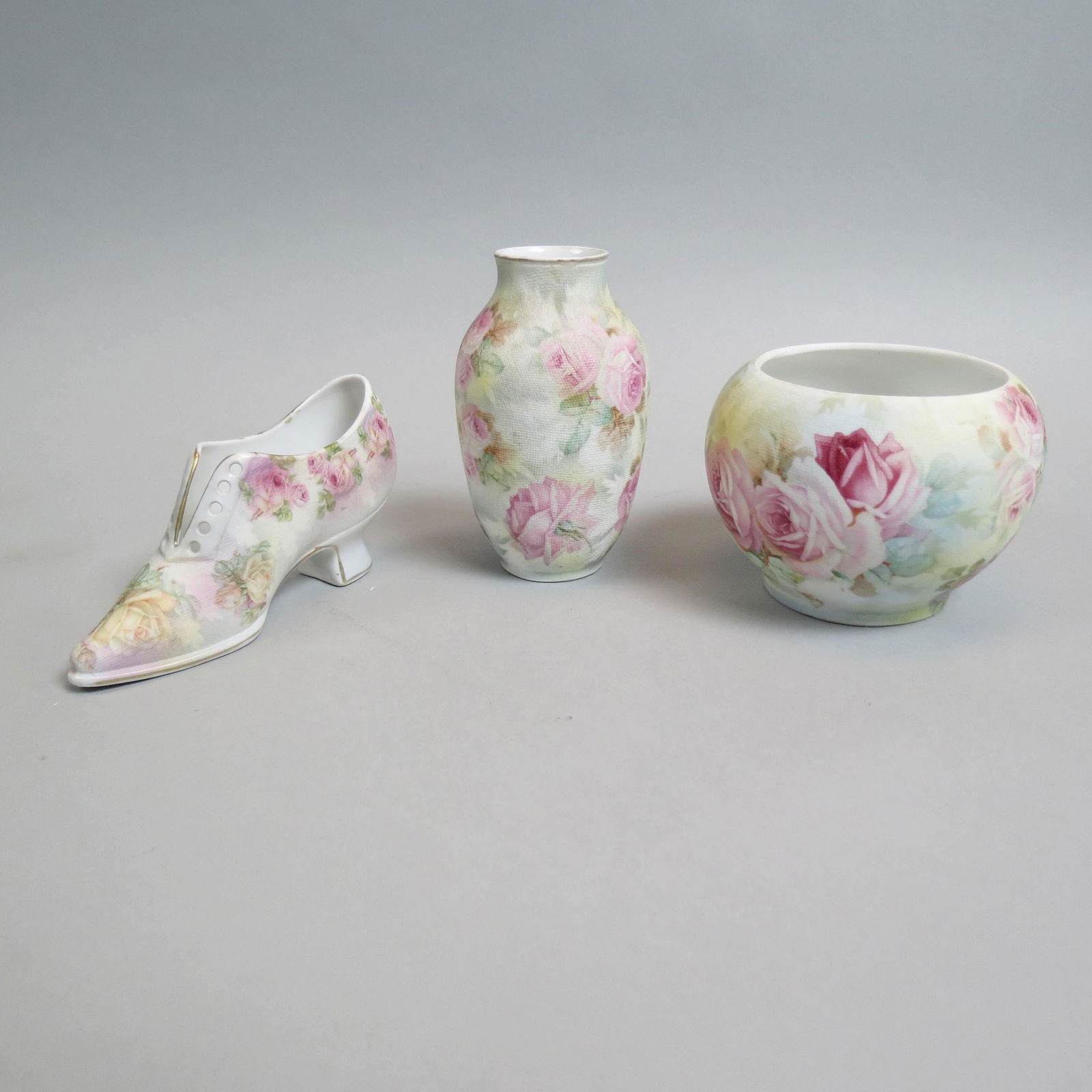 3 pcs. Royal Bayreuth Porcelain "Rose Tapestry", (1 of 6)