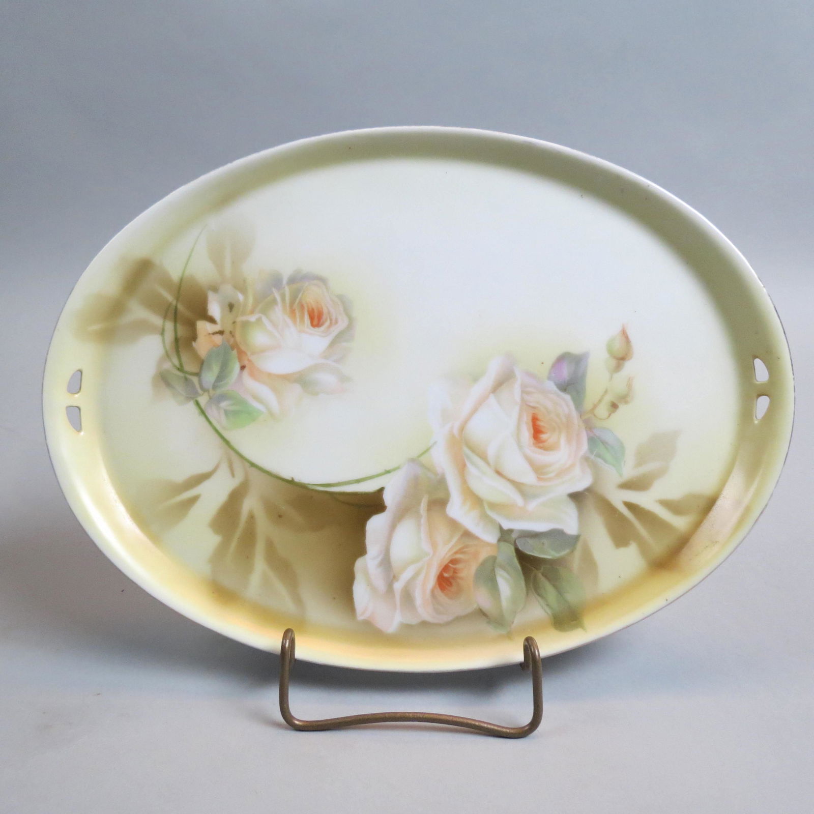 R.S. Prussia Porcelain Oval Dresser Tray, (1 of 4)