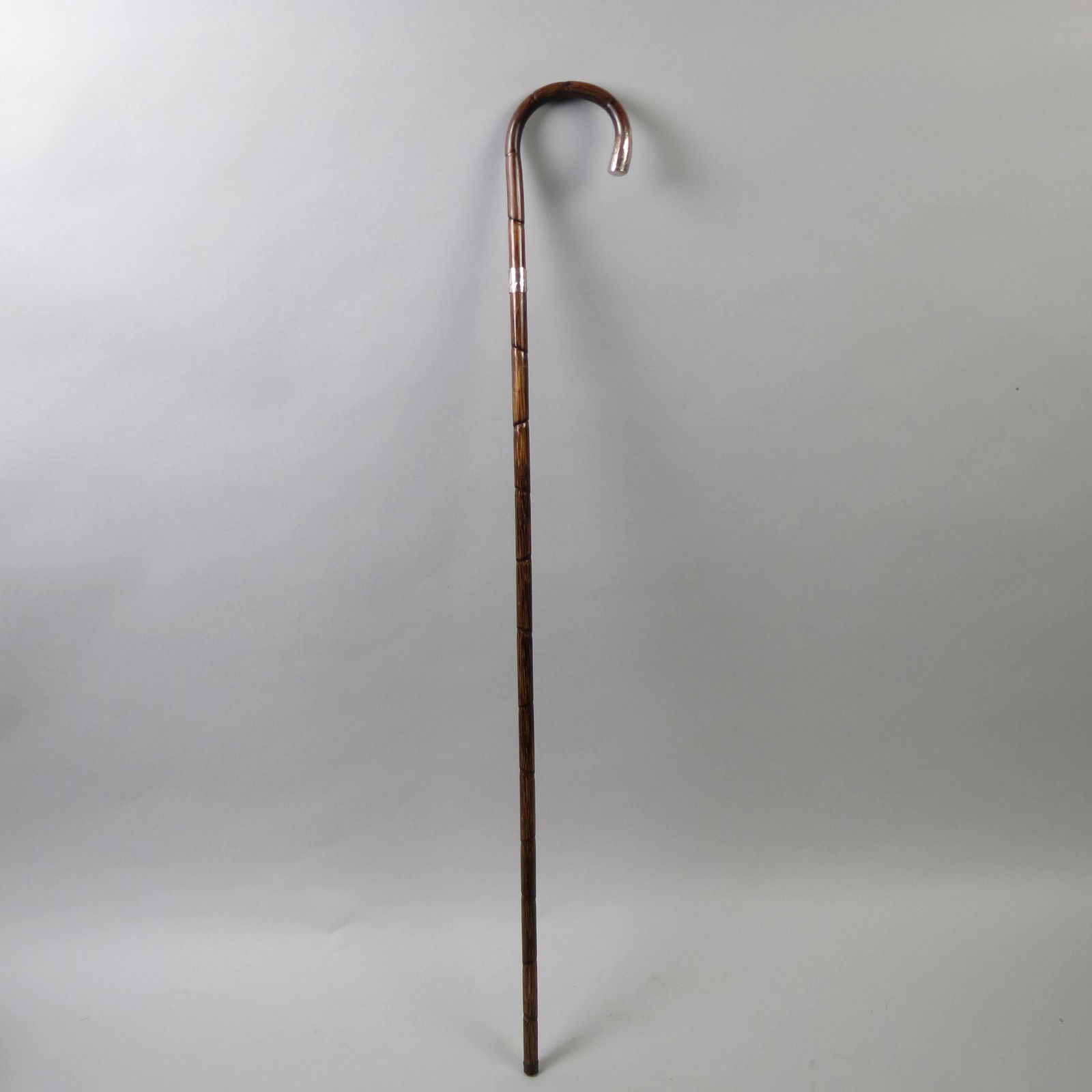 Antique Bamboo & Sterling Cane, (1 of 6)