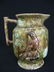389A: Victorian Majolica Pottery Pitcher, raised bird - 3