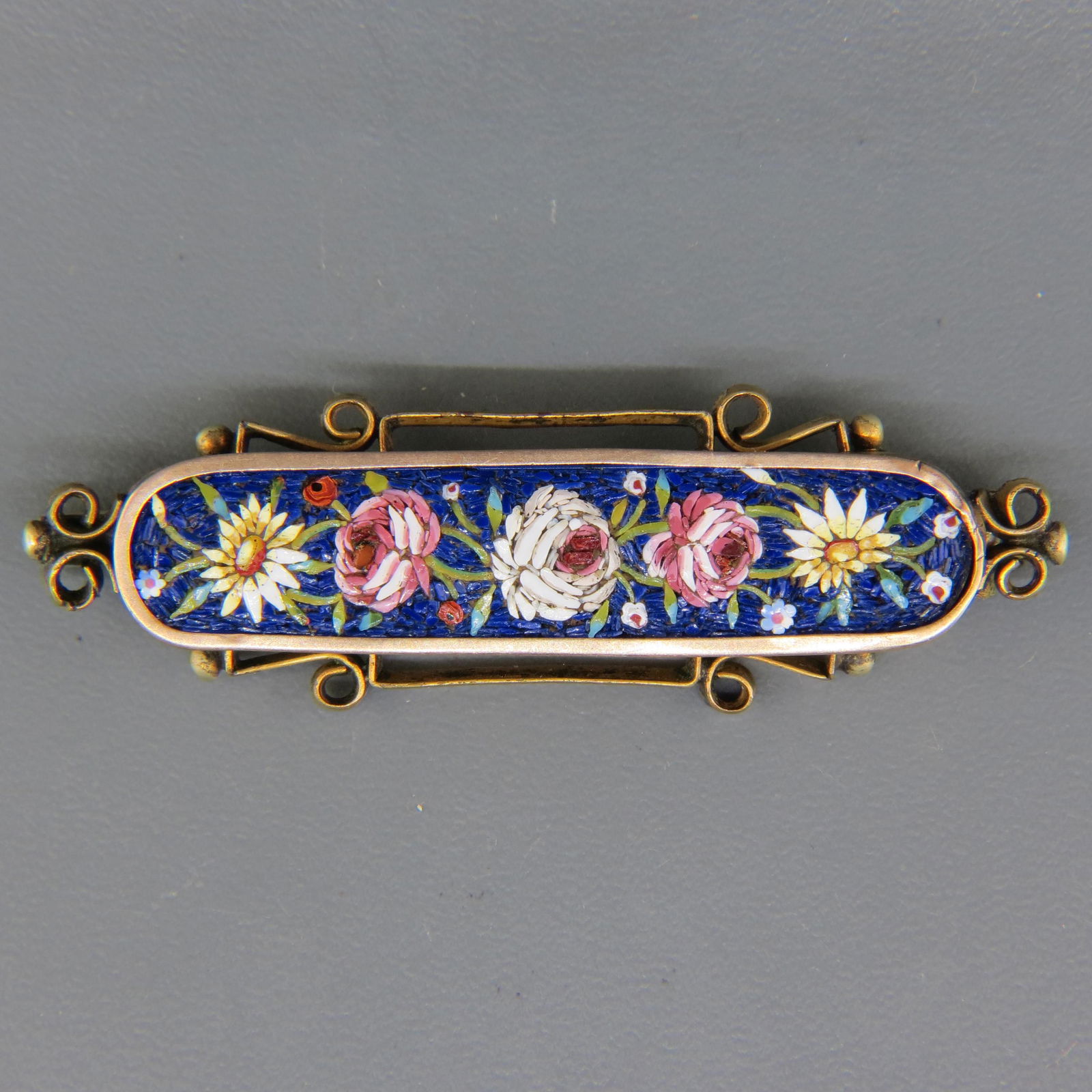 Victorian Micro Mosaic Brooch (1 of 6)