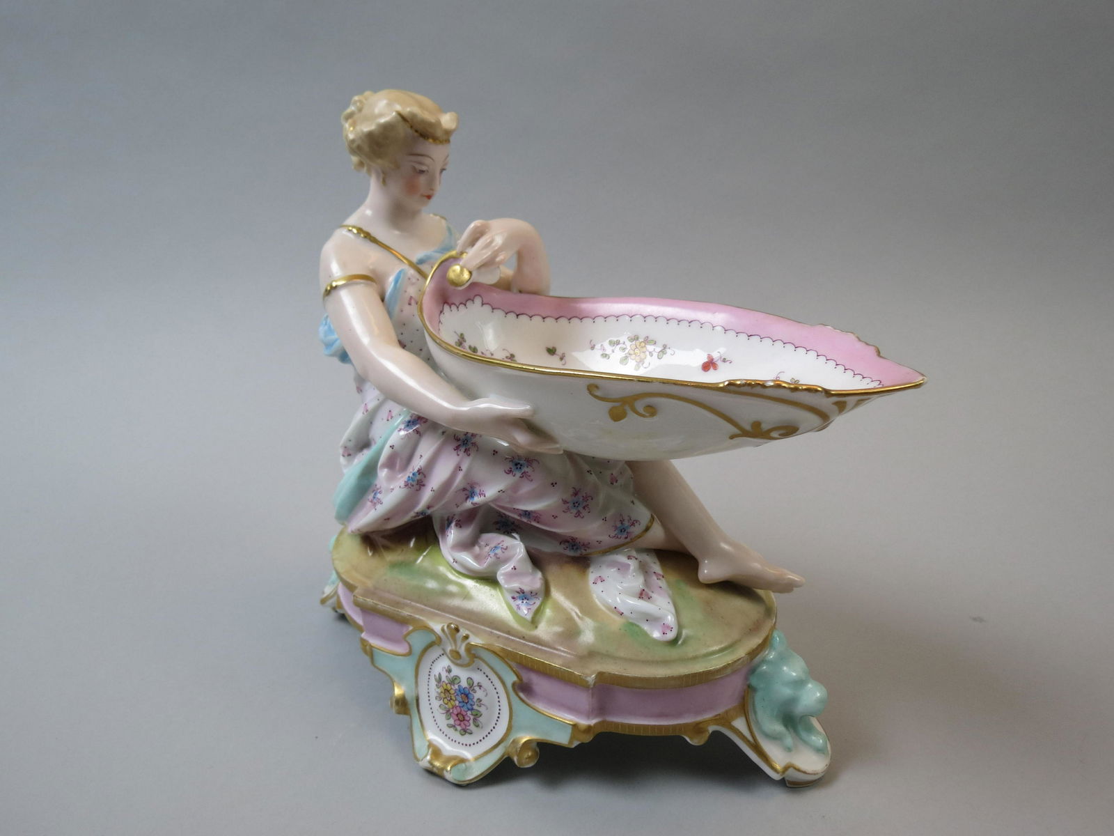 French Porcelain Figural Sweetmeat Dish (1 of 8)