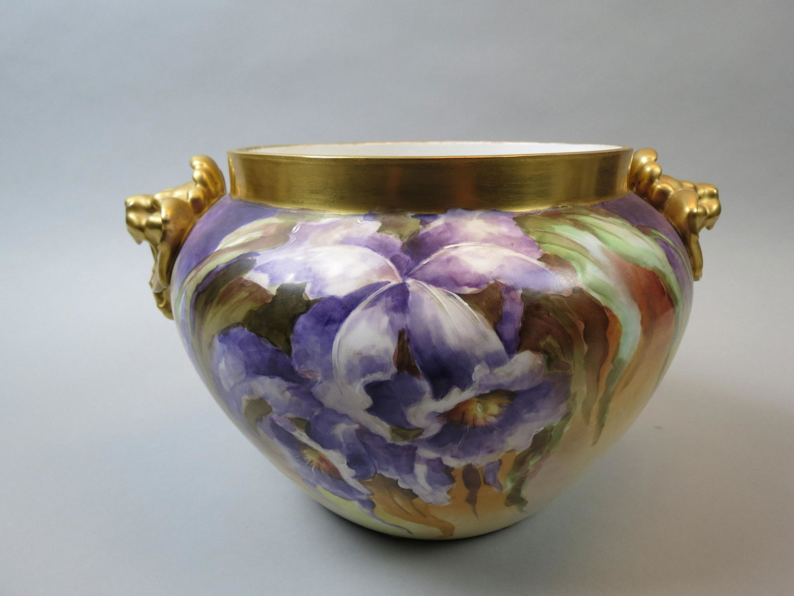 French Porcelain Hand Painted Jardiniere (1 of 9)