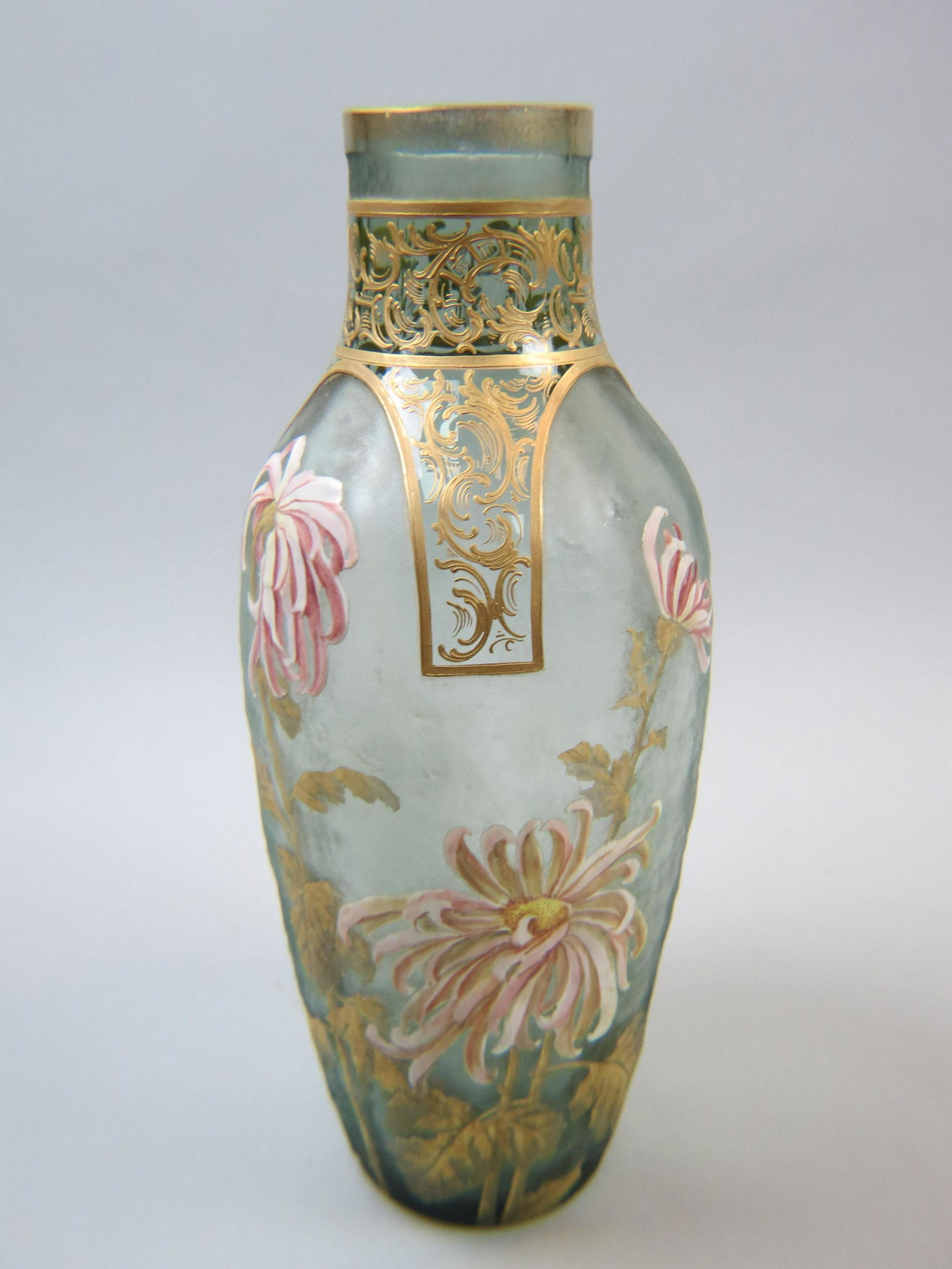 Legras St. Denis French Enameled Art Glass Vase (1 of 7)