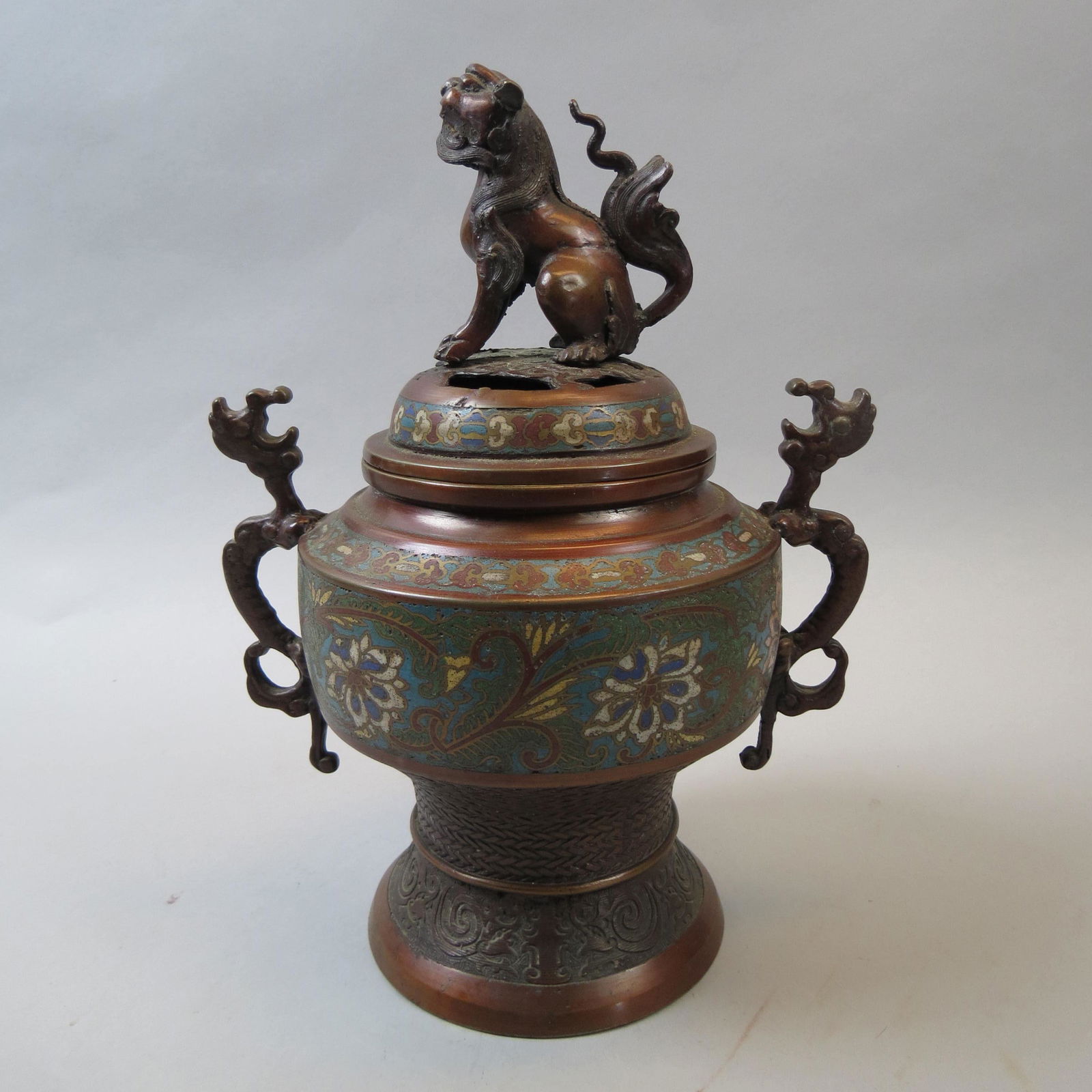 Japanese Champleve Bronze Censor (1 of 7)