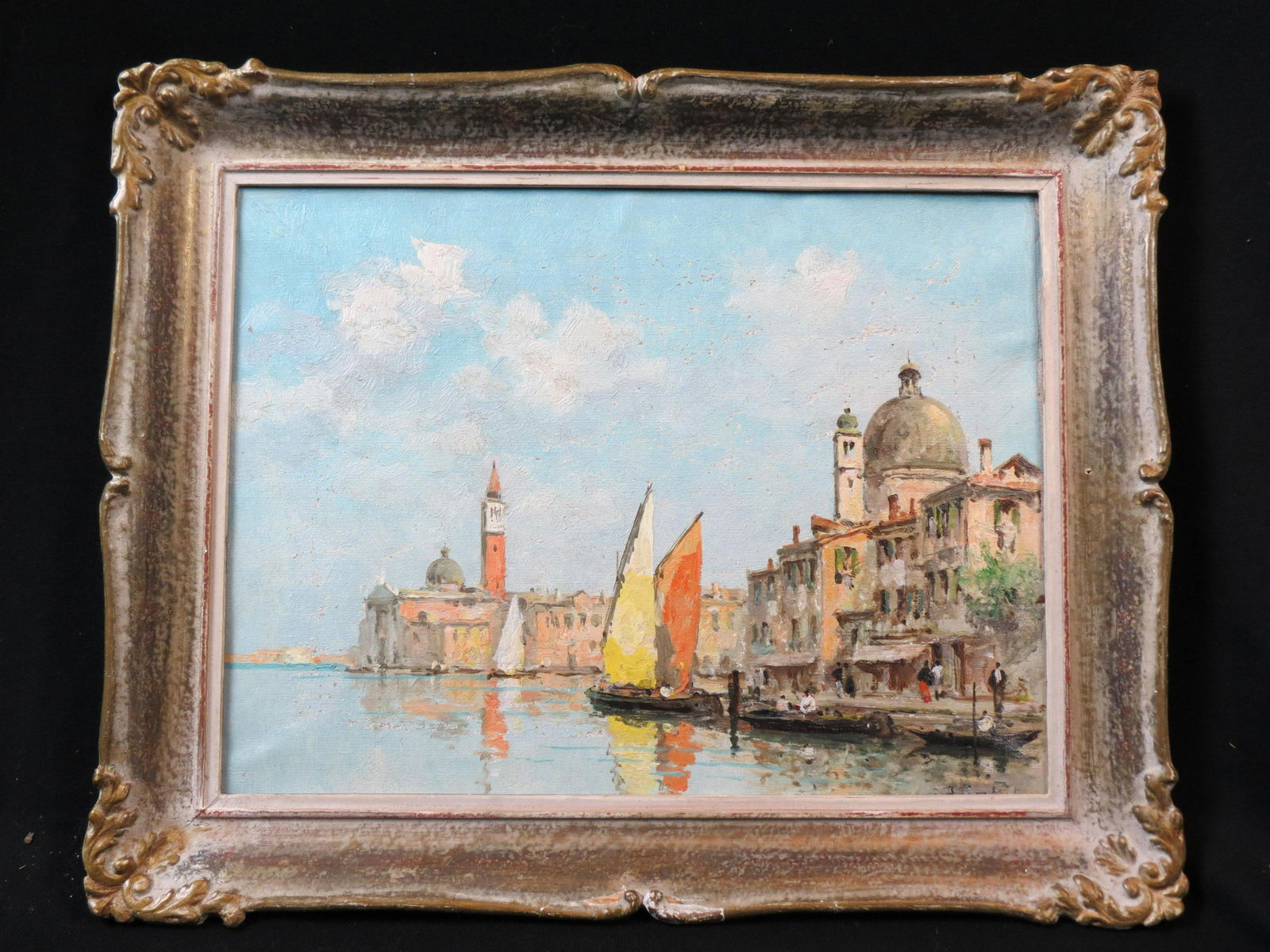 John Fraser, oil, Grand Canal Scene (1 of 6)
