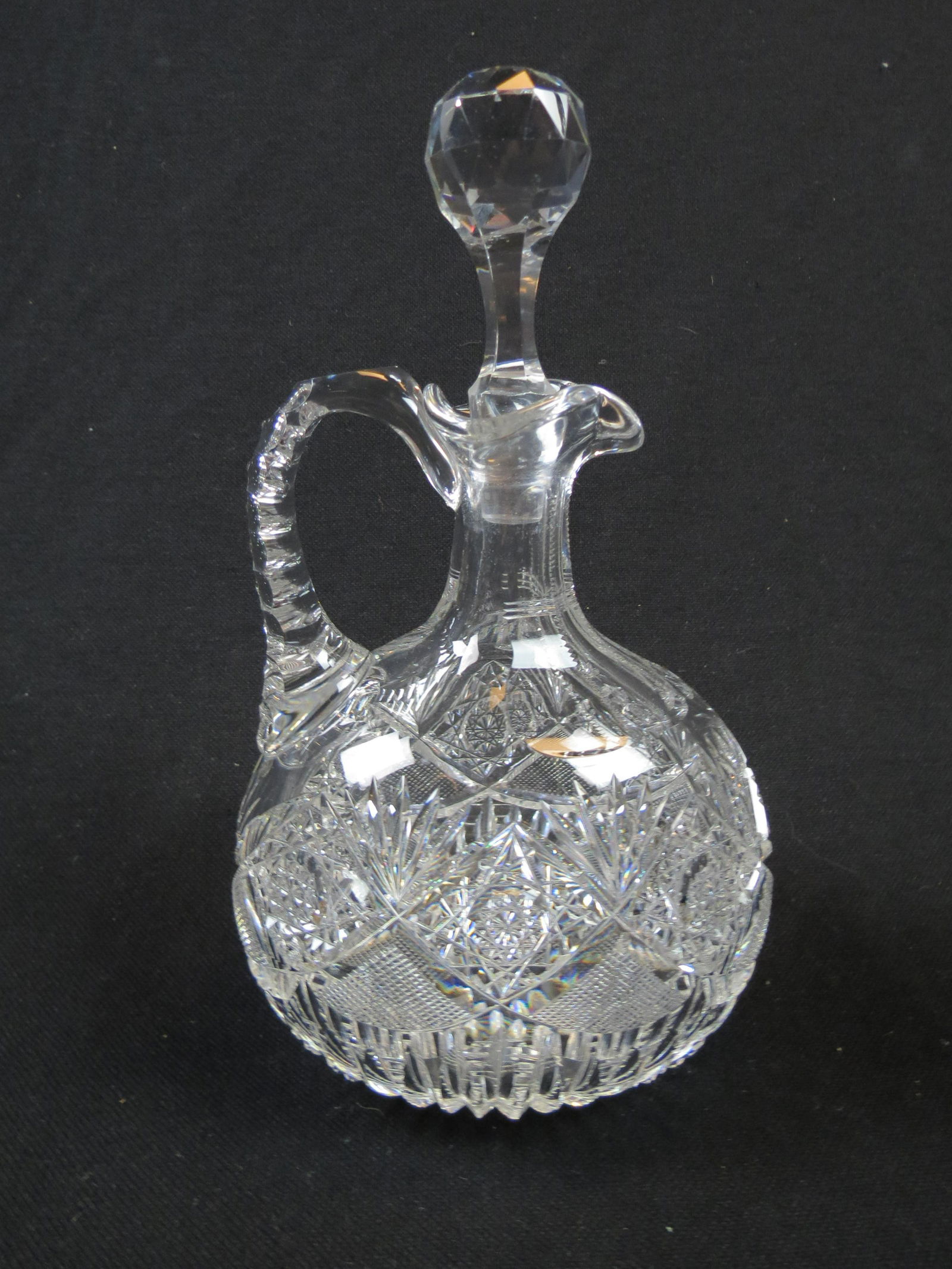 Hoare Cut Glass Whiskey Pitcher (1 of 6)