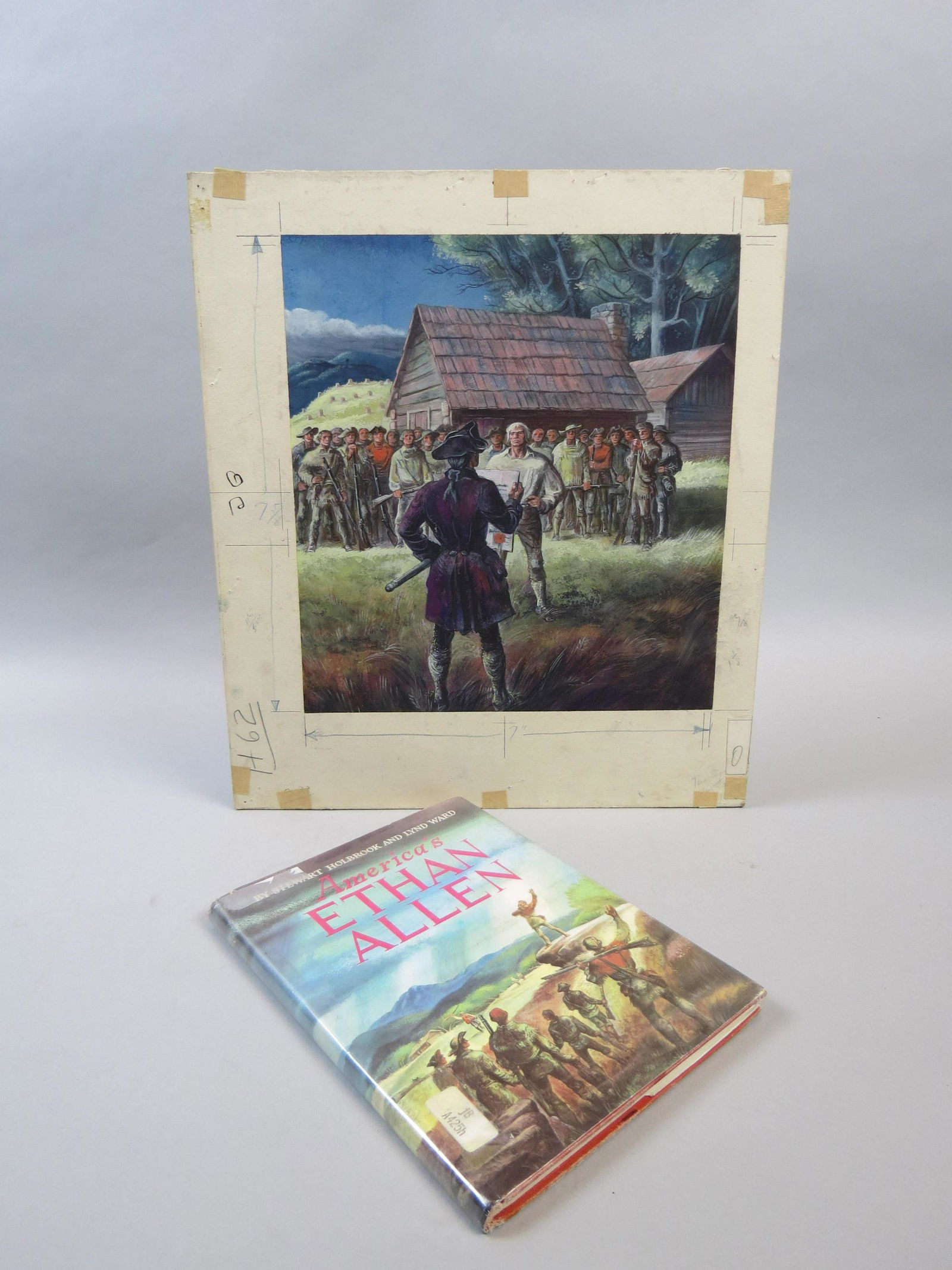 Lynd Ward, Illustration Art, America's Ethan Allen, (1 of 5)