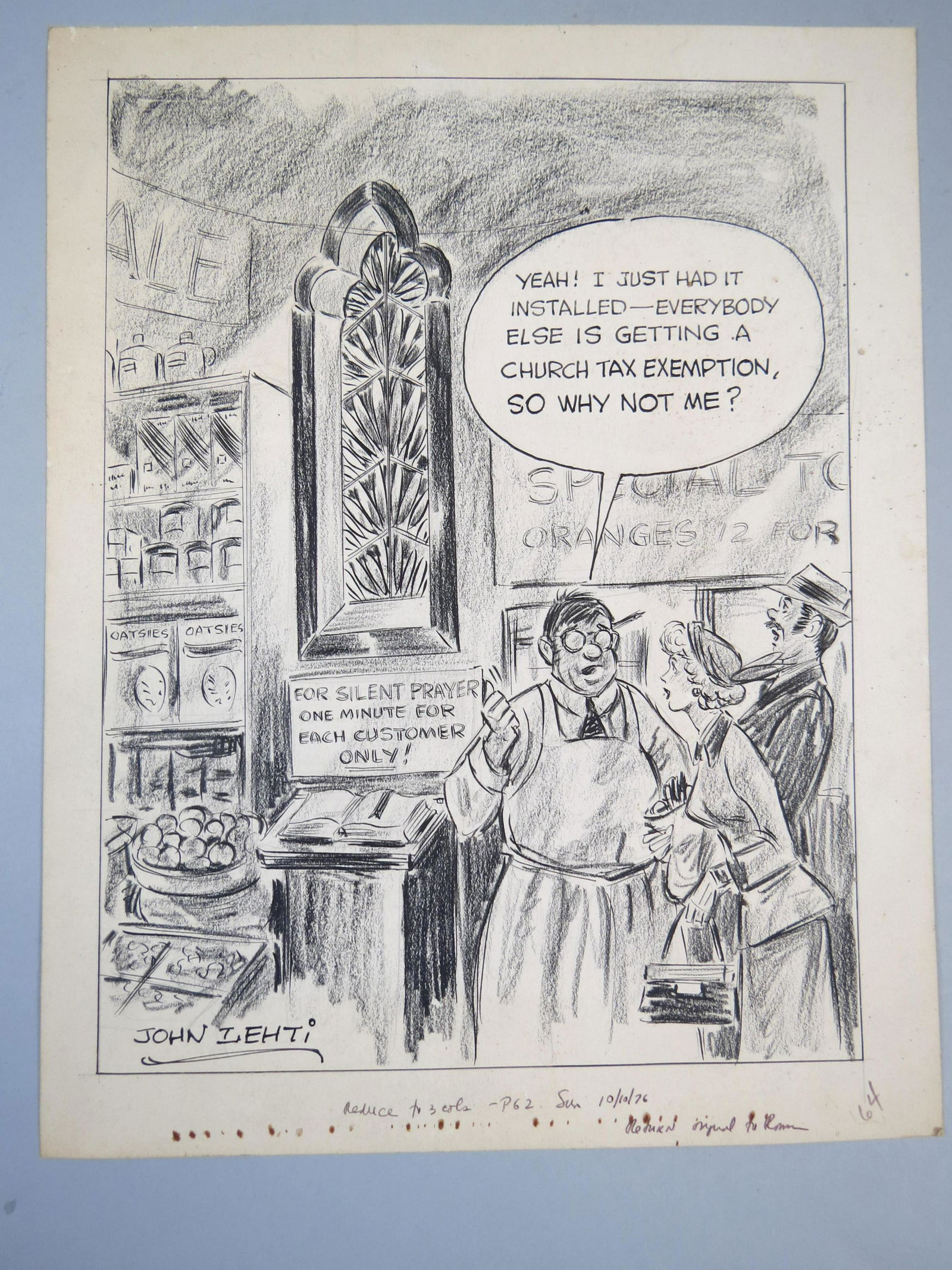 John Lehti, Illustration Artwork, Comical Satire (1 of 5)