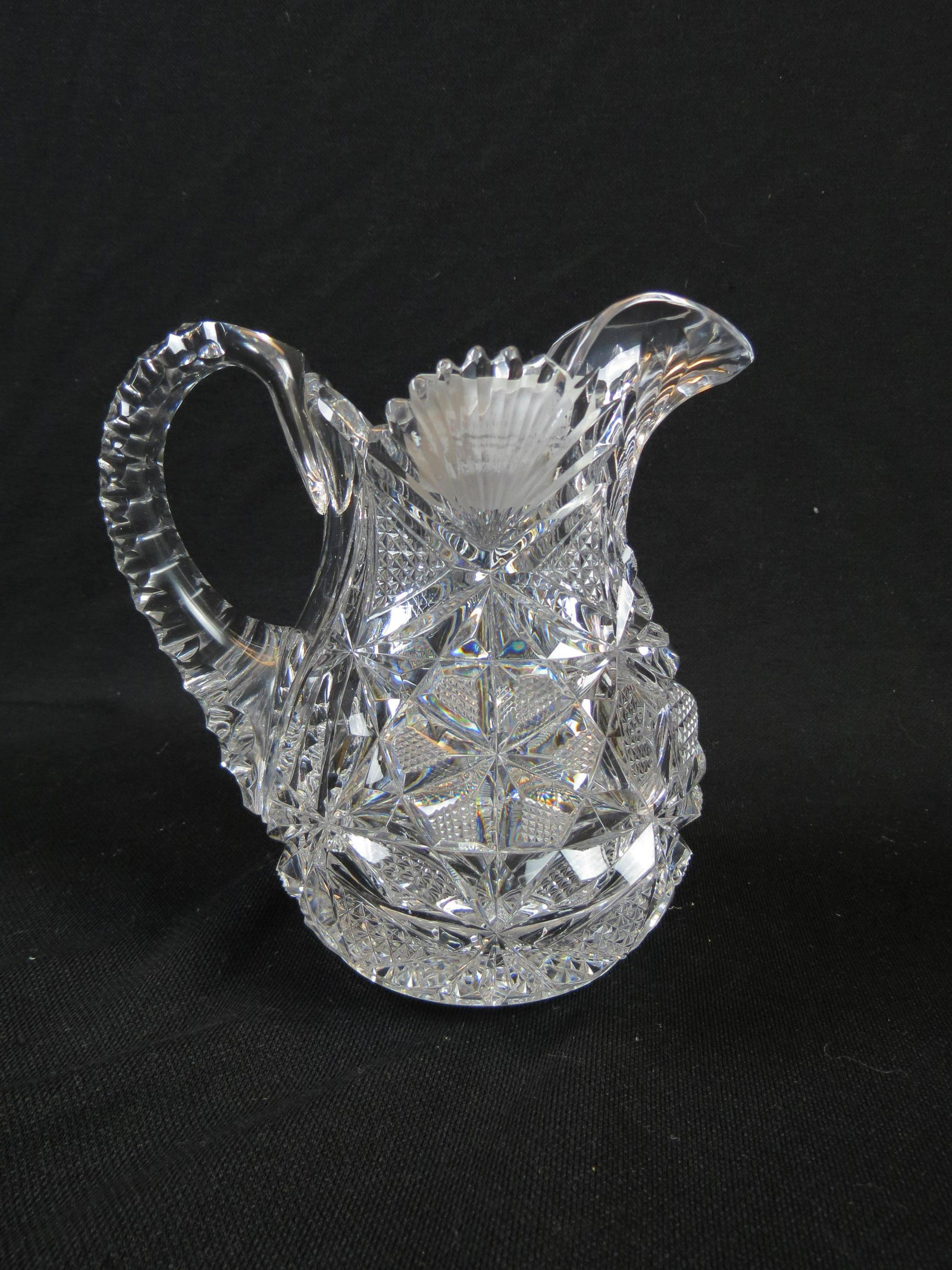 Pairpoint Cut Glass Pitcher "Padgett" Pattern (1 of 4)