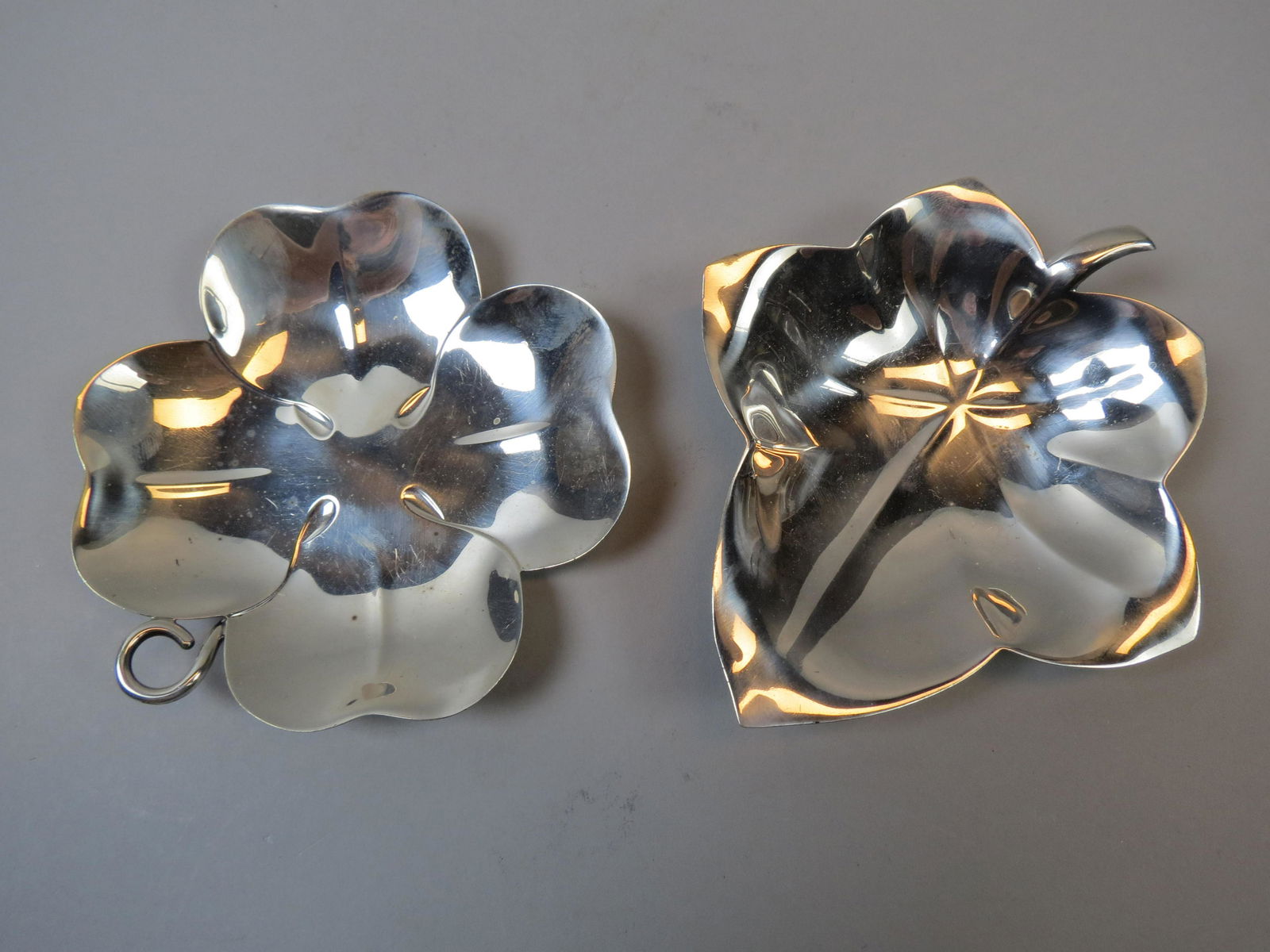 2 Tiffany Sterling Silver Figural Dishes (1 of 2)
