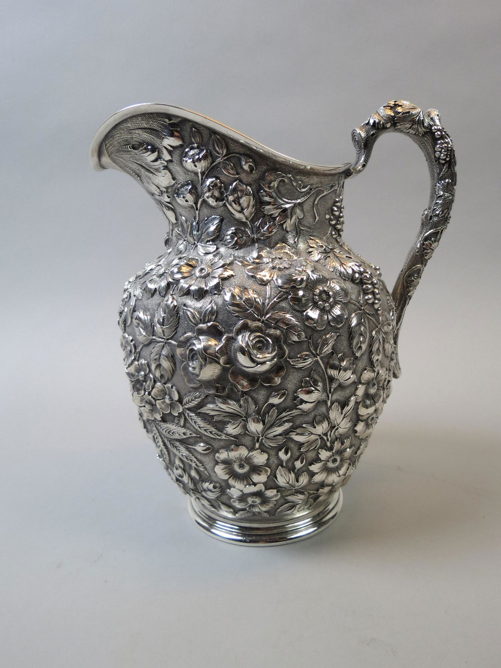 Jenkins & Jenkins Sterling Repousse Water Pitcher (1 of 10)