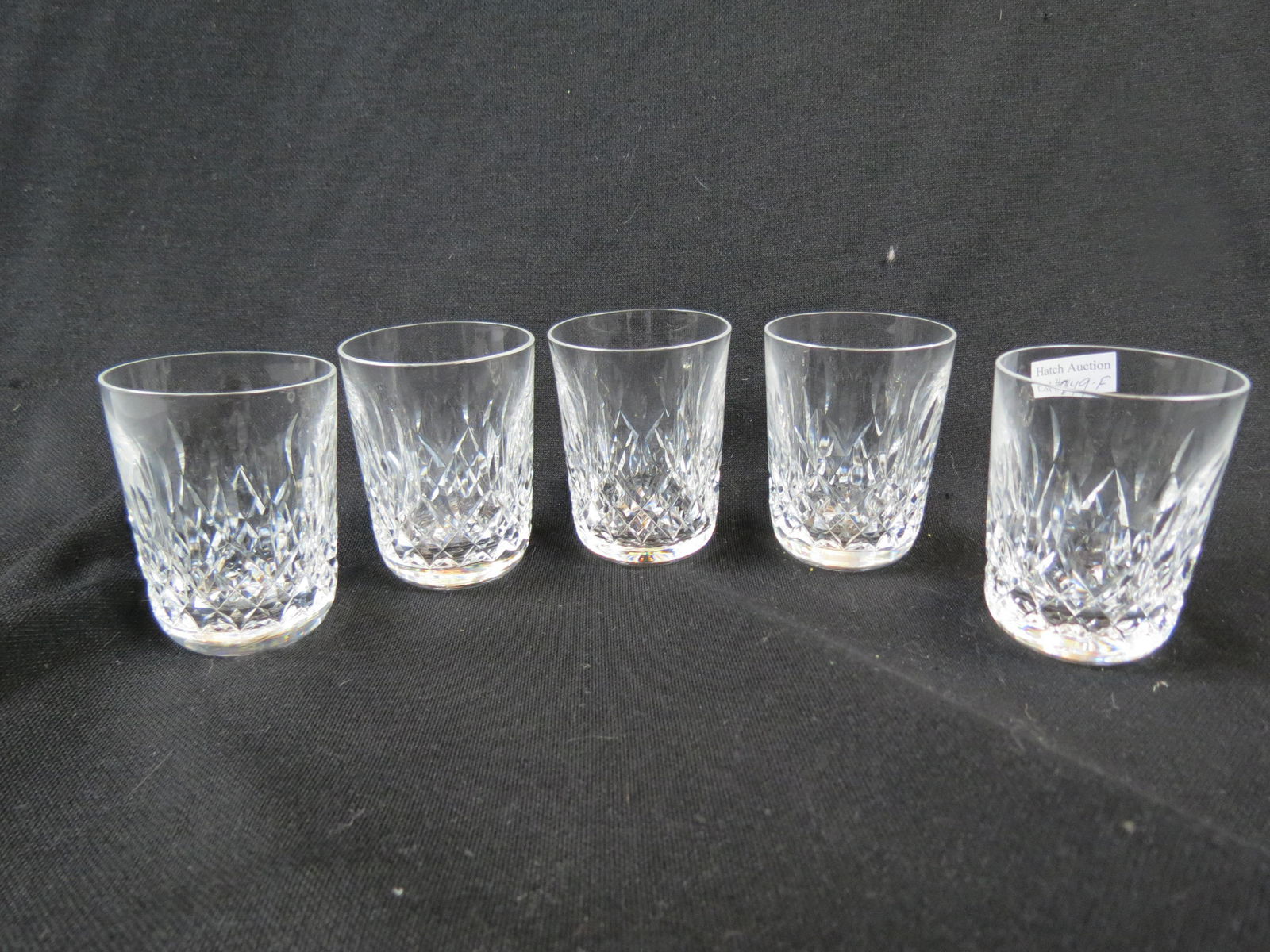 5 Waterford Crystal "Lismore" Old Fashions (1 of 4)