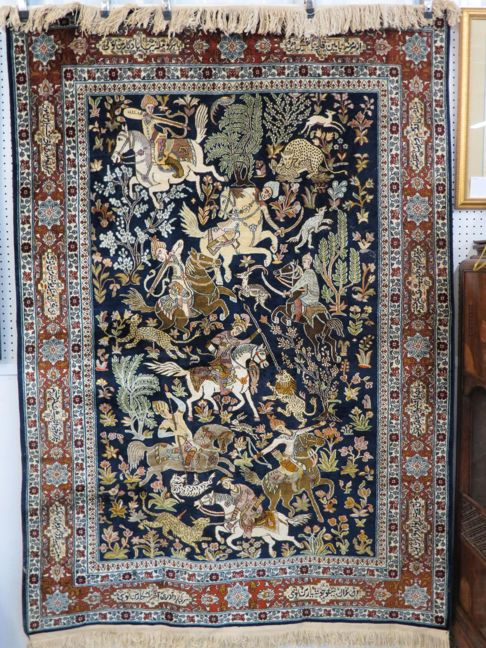 Persian Silk & Wool Handmade Rug (1 of 7)