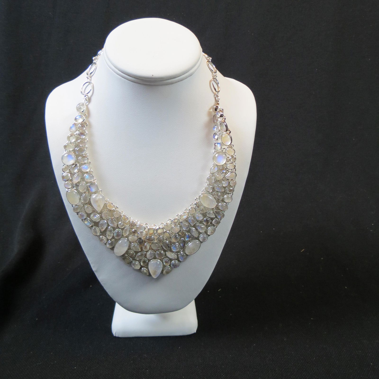 Moonstone & Sterling Necklace (1 of 7)