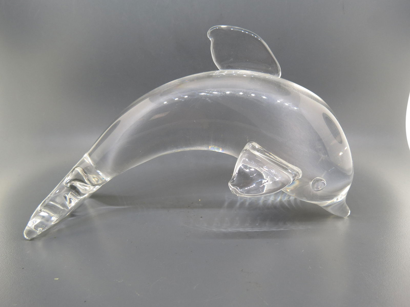 Steuben Crystal Figurine of a Porpoise (1 of 4)